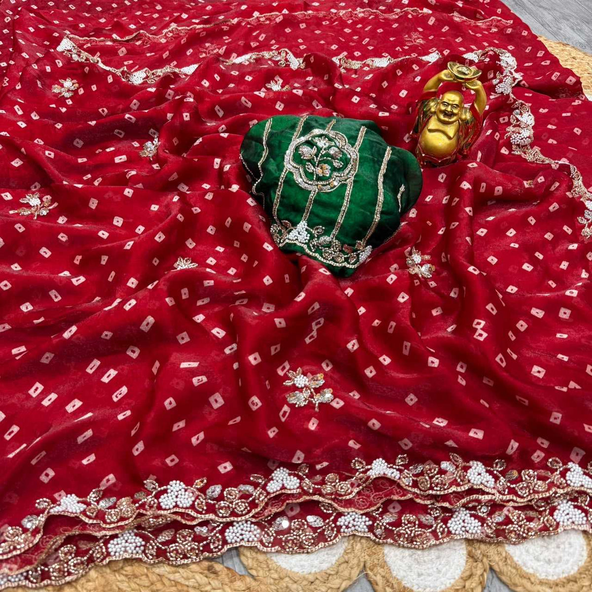 Satin Designer Saree