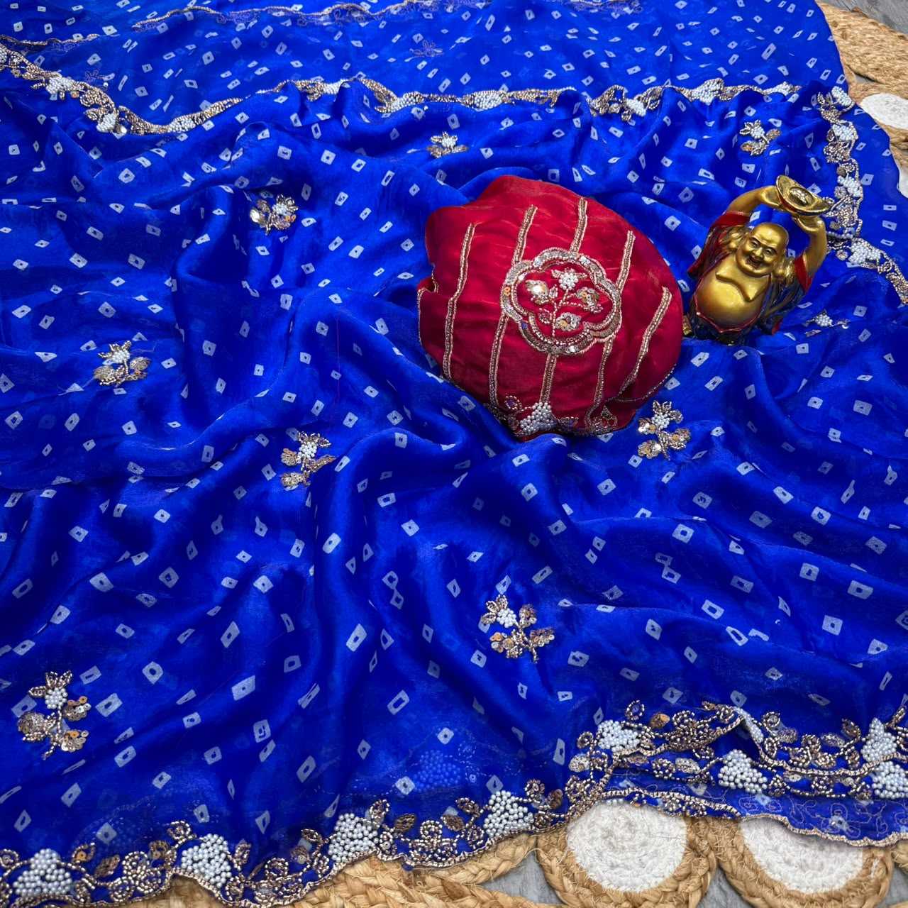 Satin Designer Saree