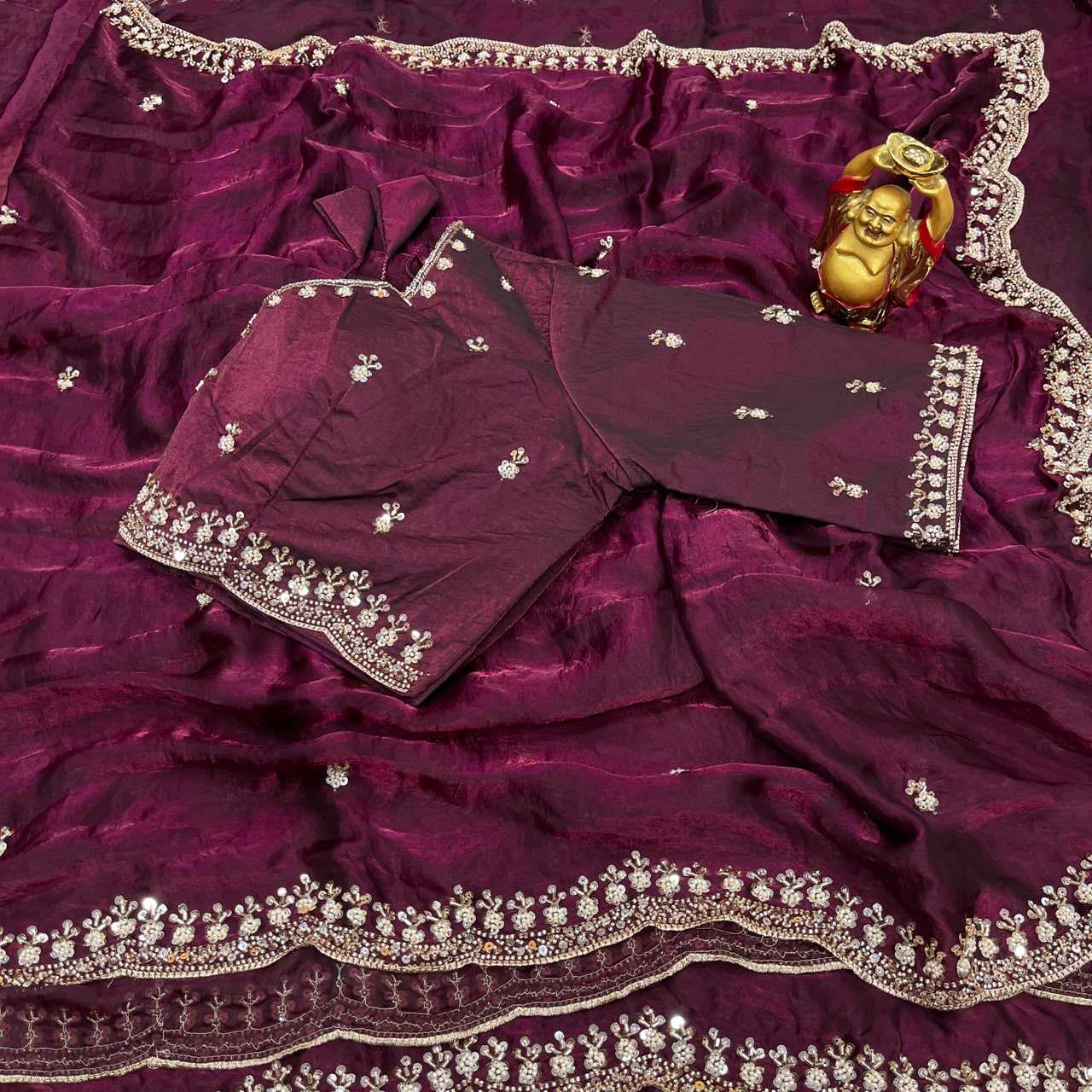 Space Silk Party Wear Saree