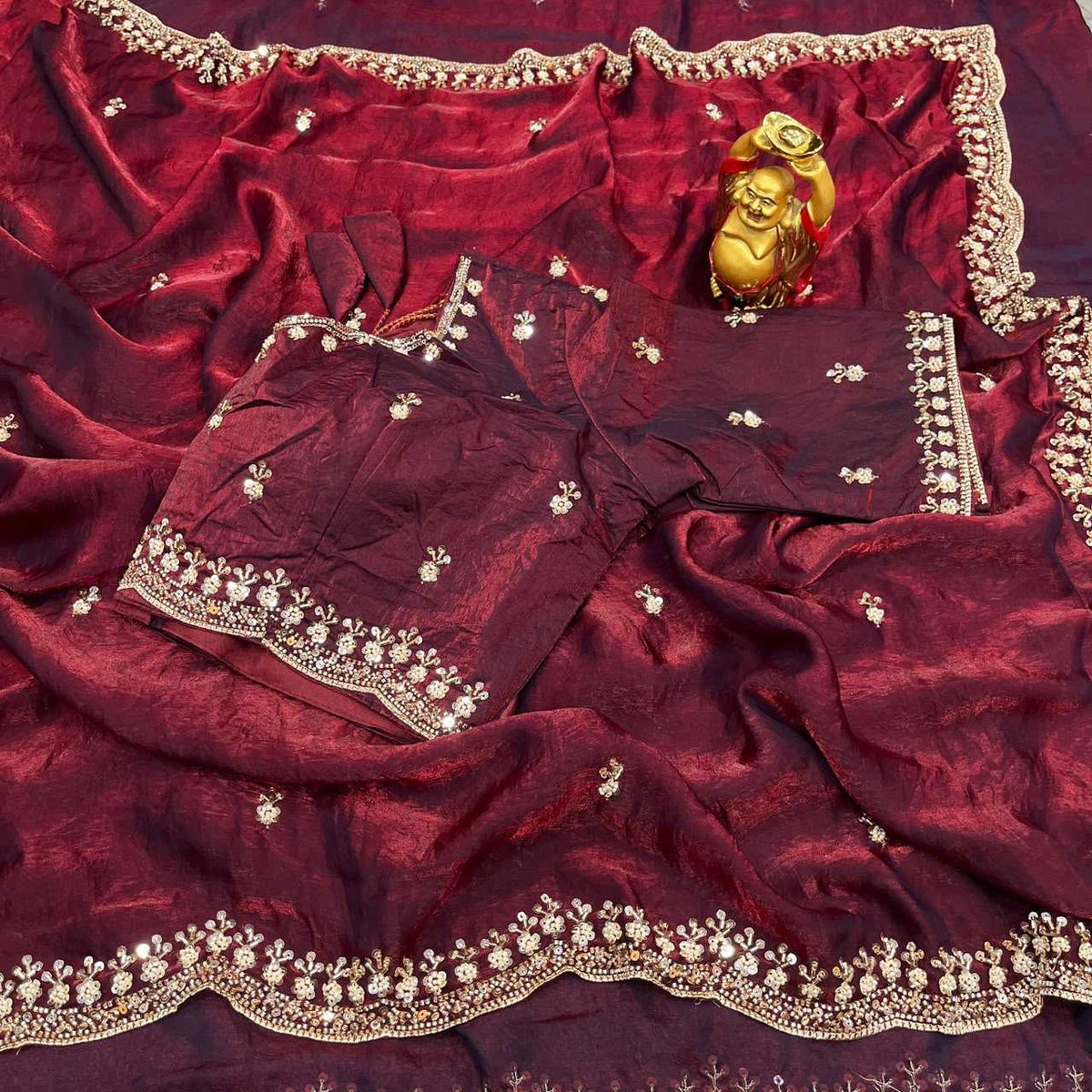 Space Silk Party Wear Saree