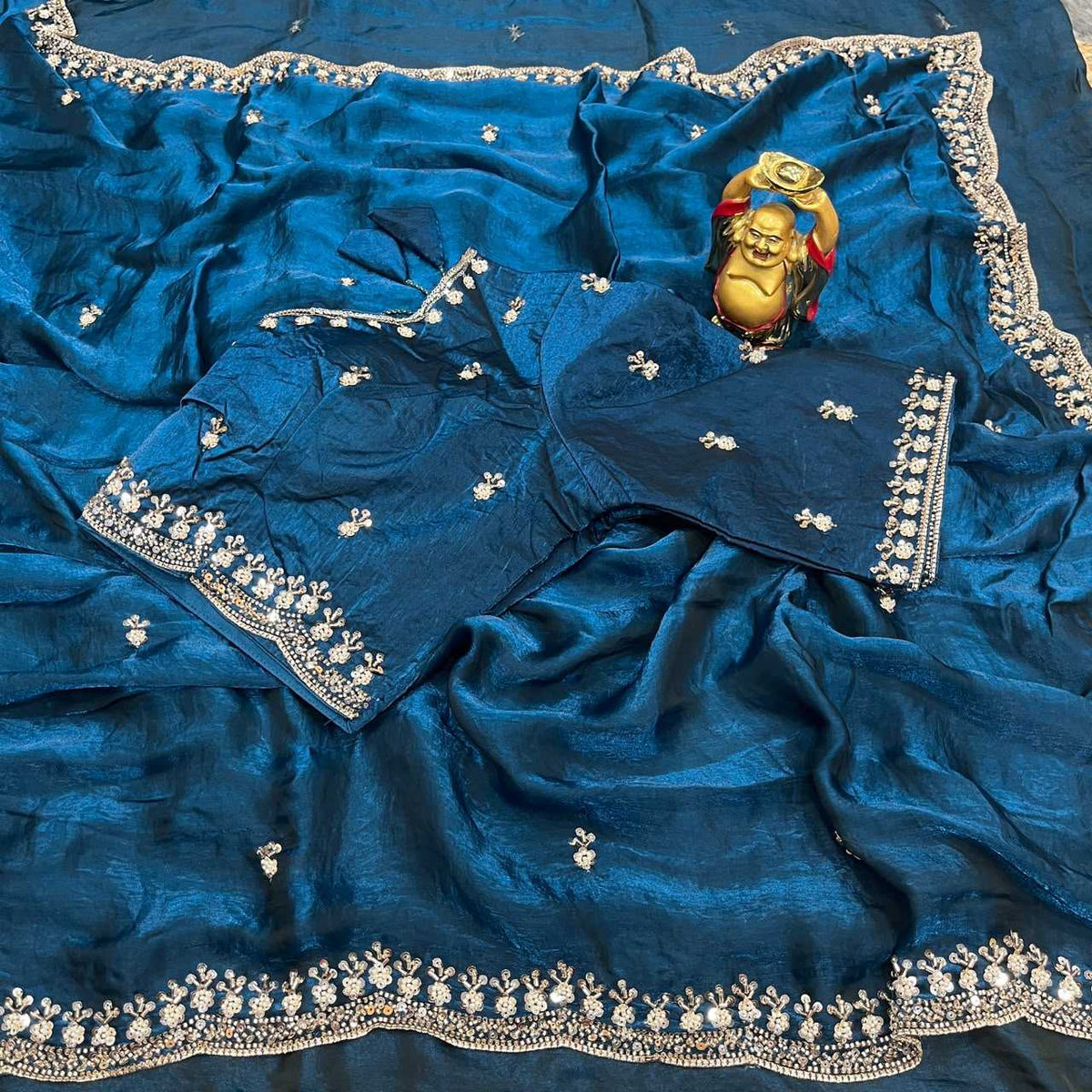 Space Silk Party Wear Saree