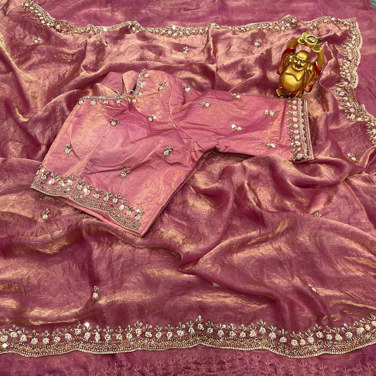 Space Silk Party Wear Saree