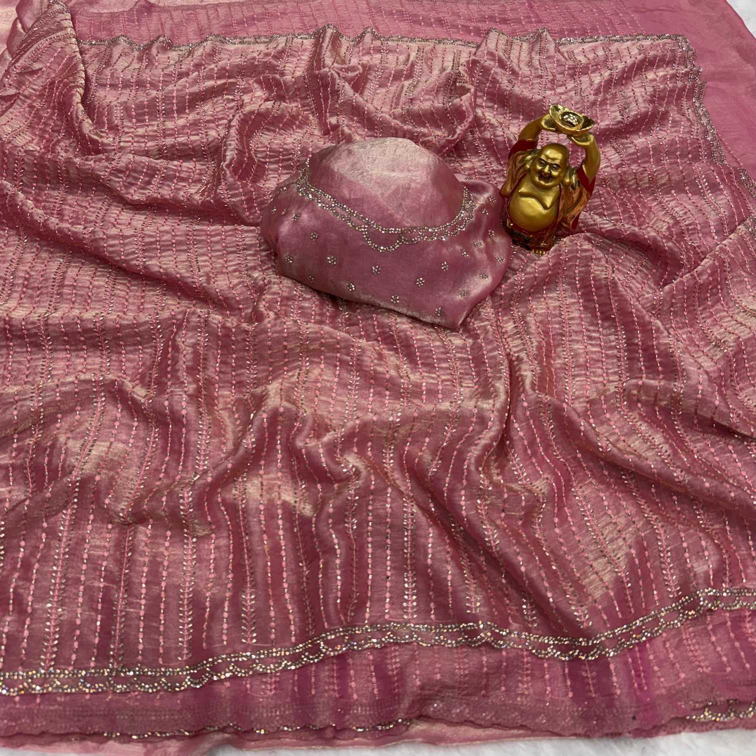 Satin Designer Saree