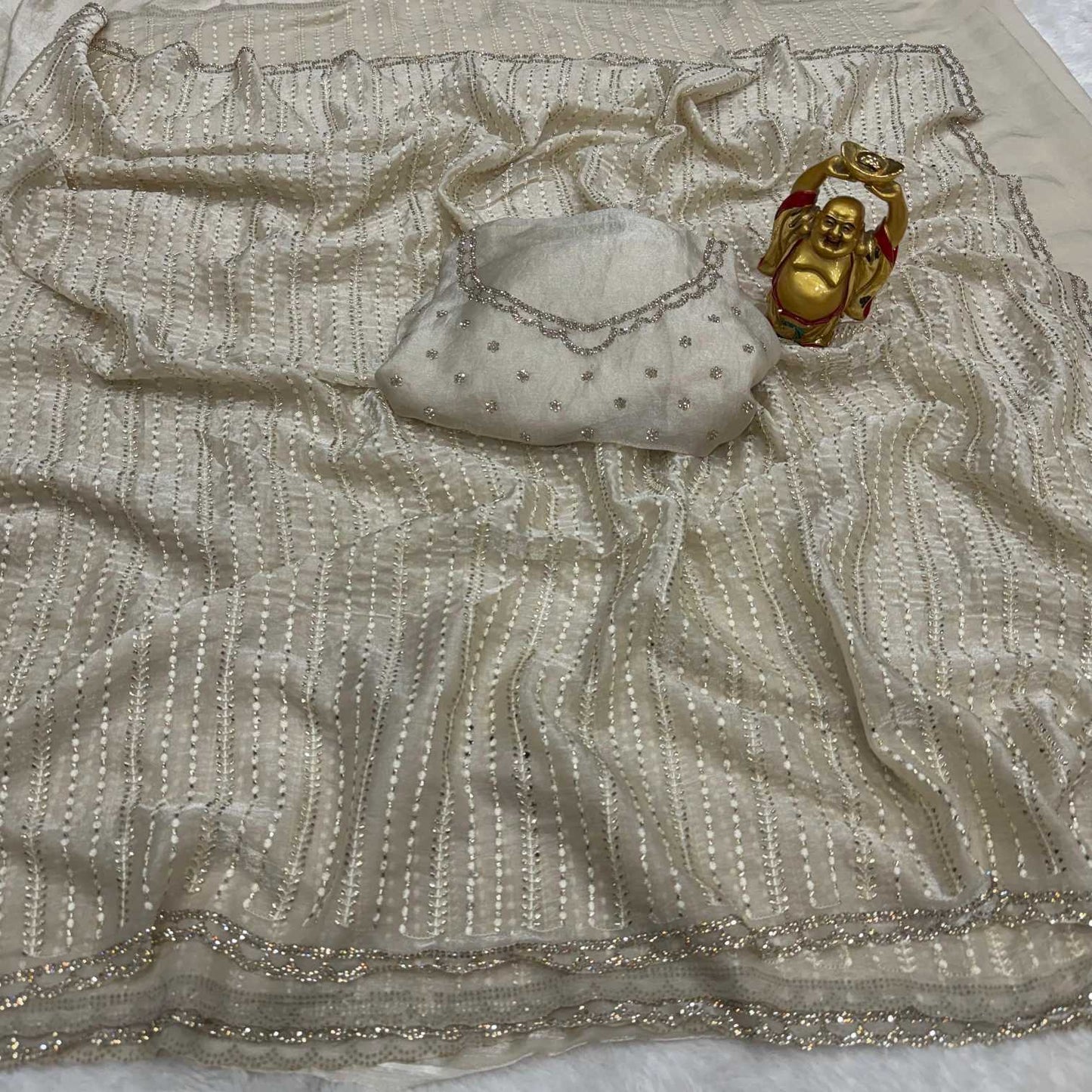 Satin Designer Saree