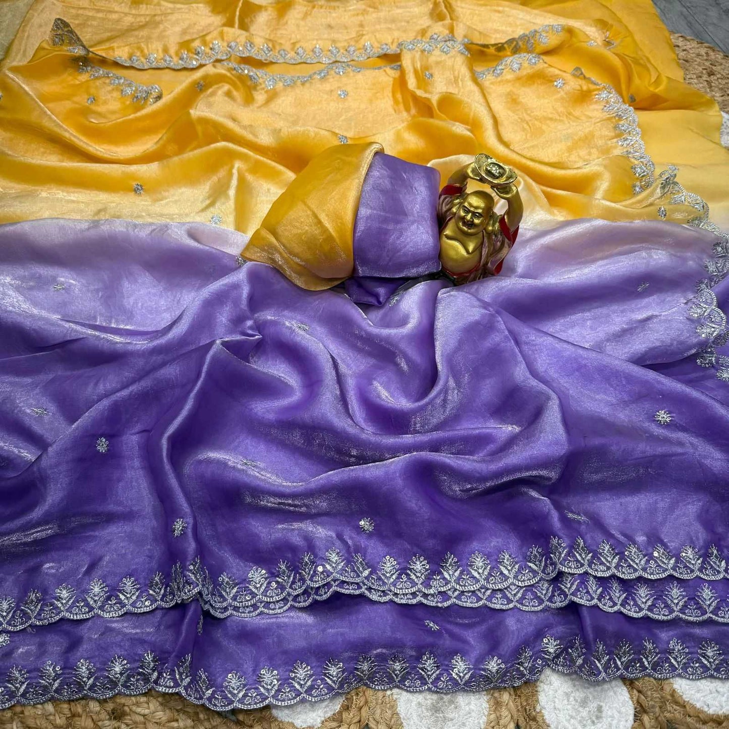 Space Silk Party Wear Saree