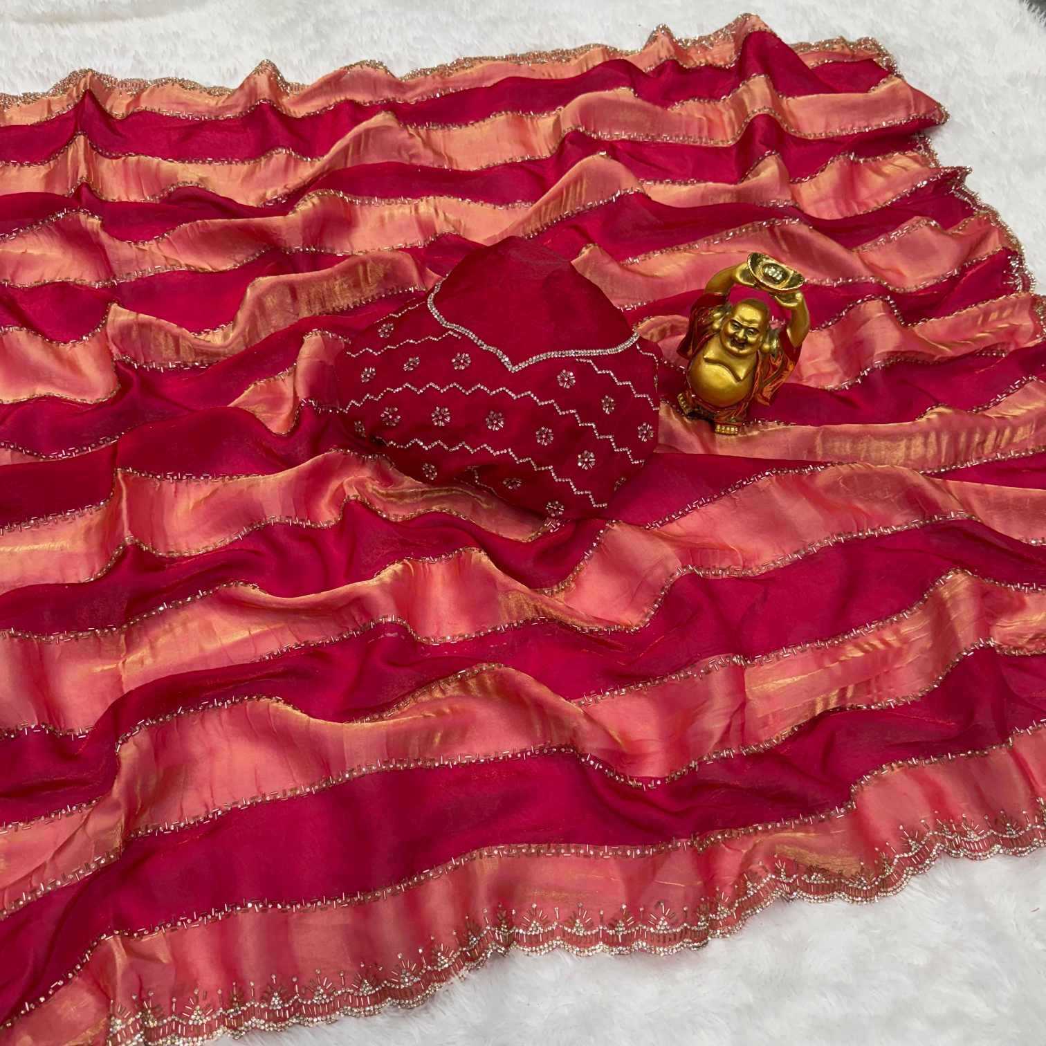 Space Silk Party Wear Saree