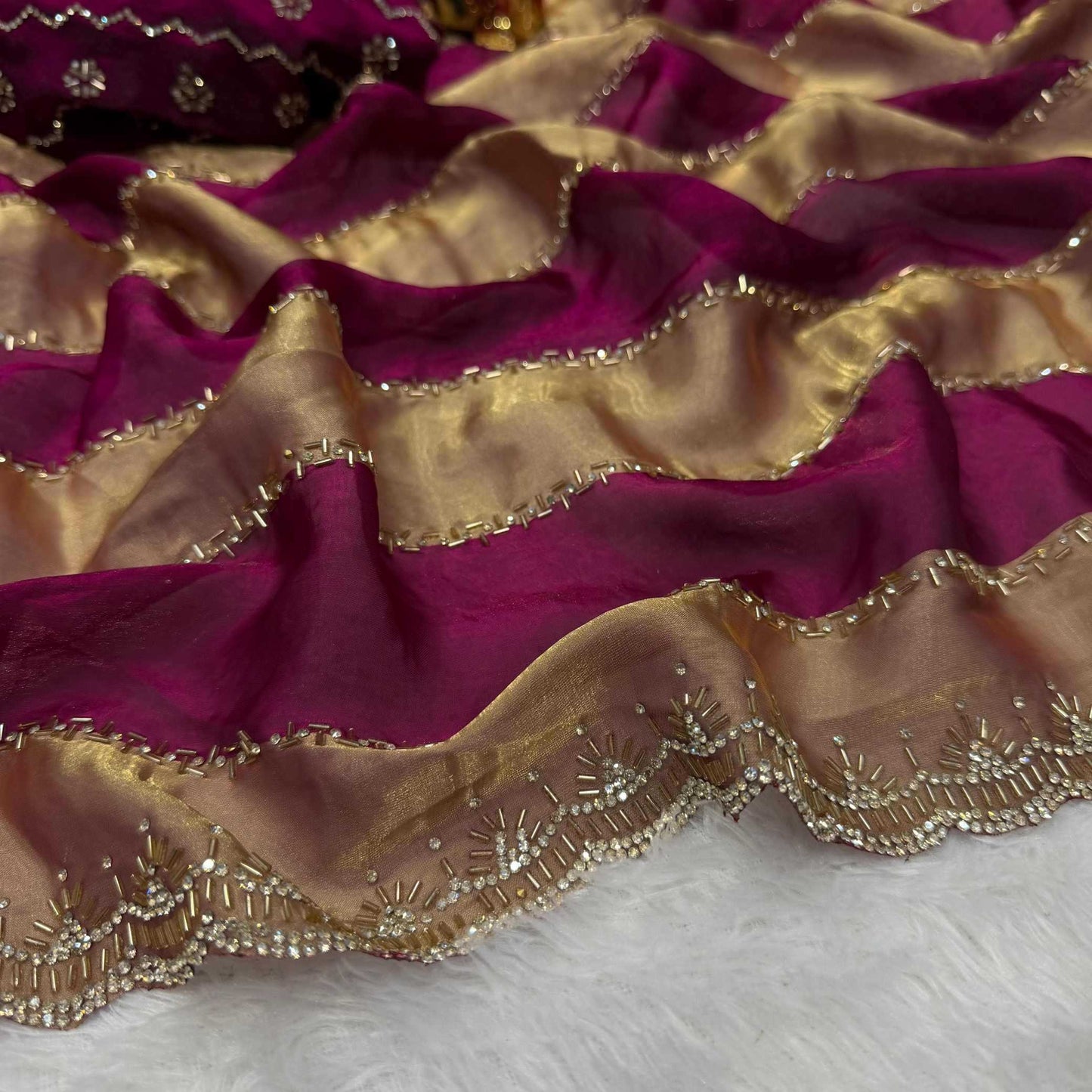 Space Silk Party Wear Saree