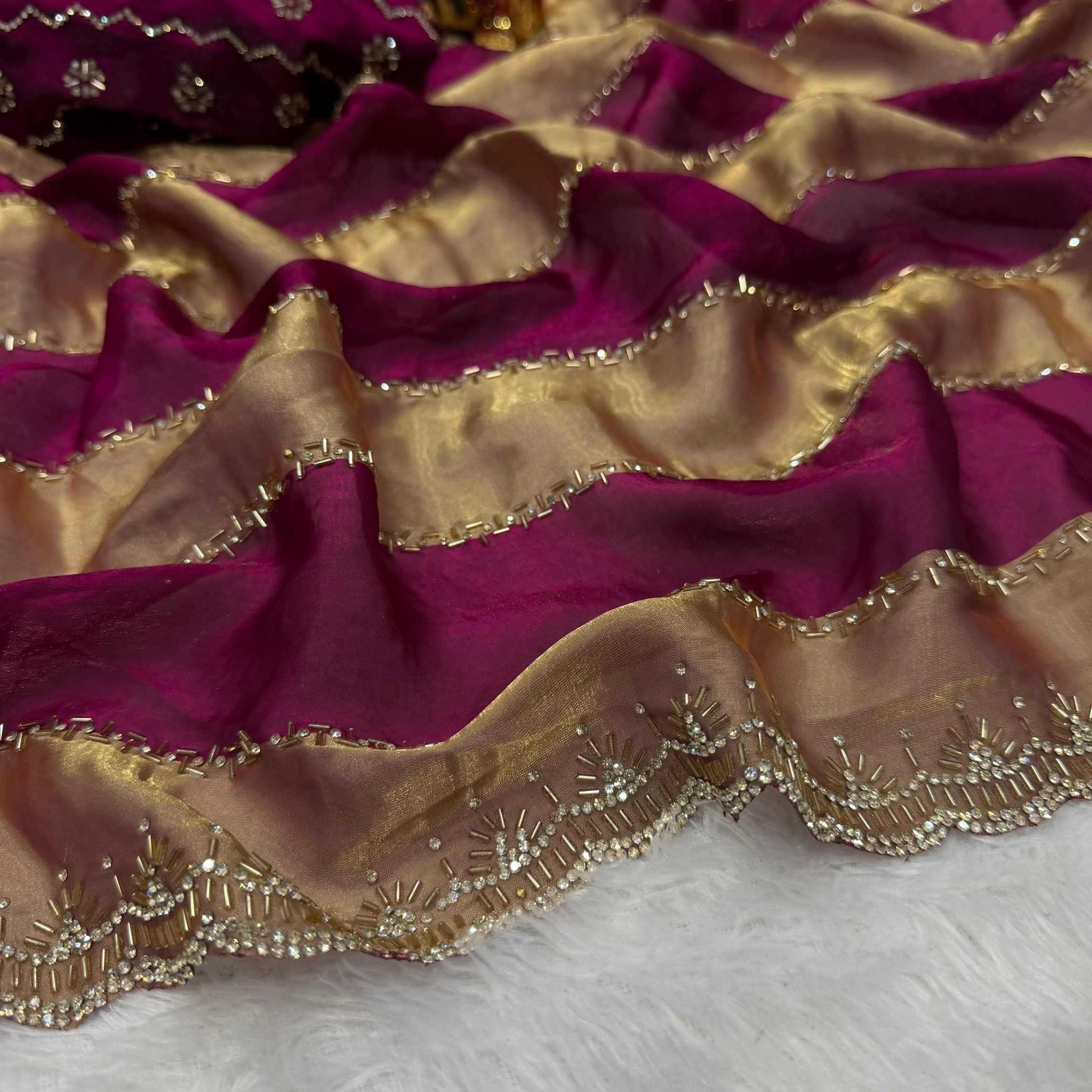Space Silk Party Wear Saree