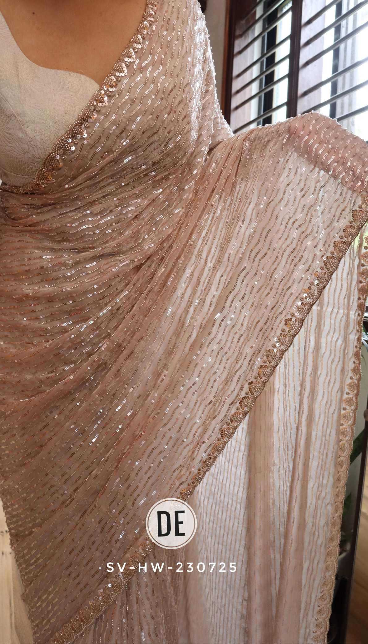 Space Silk Party Wear Saree