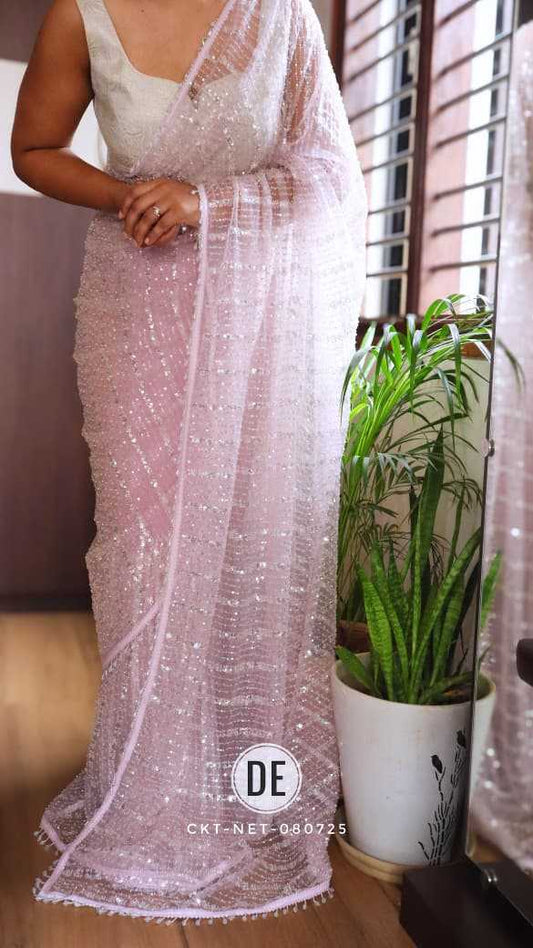 Soft Net Designer Saree