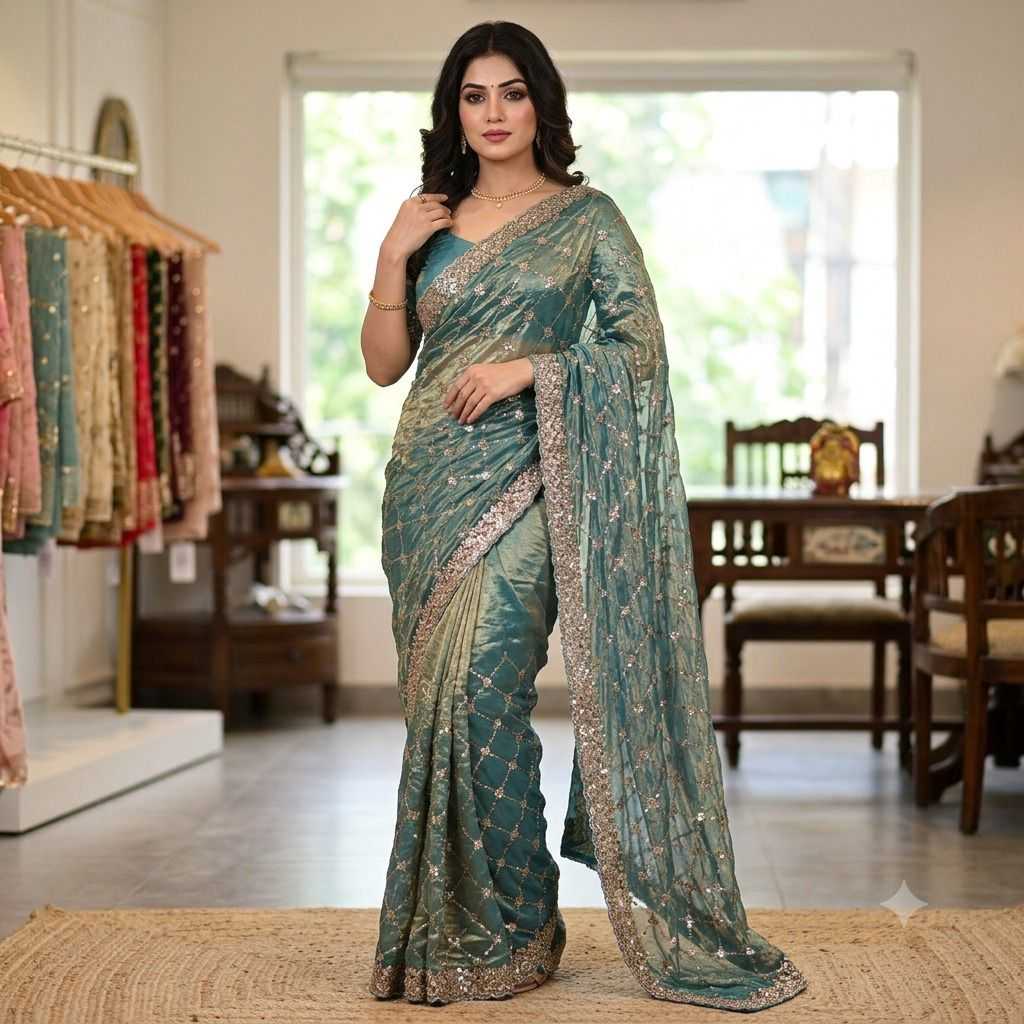 Space Silk Handloom Saree