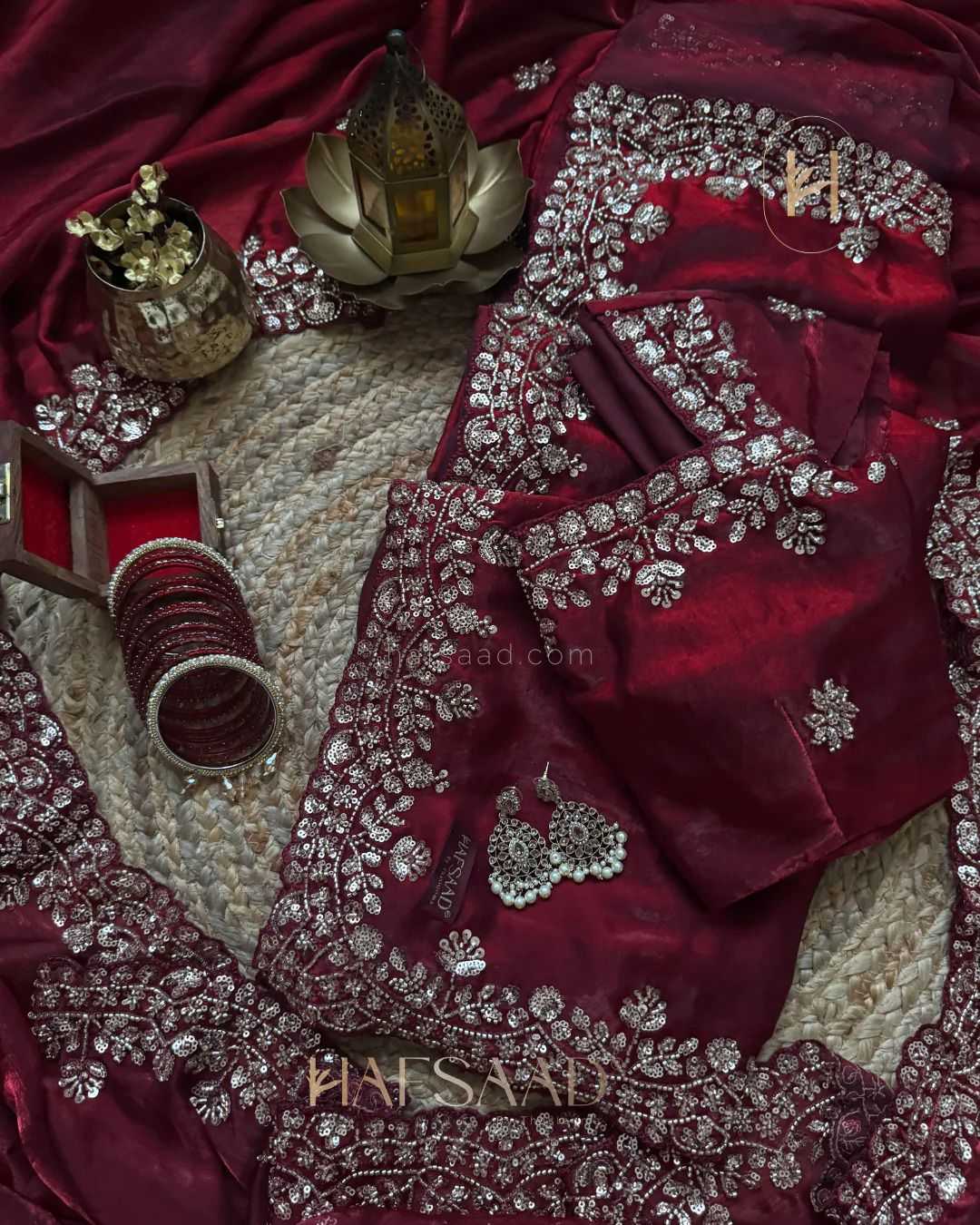 Space Silk Party Wear Saree