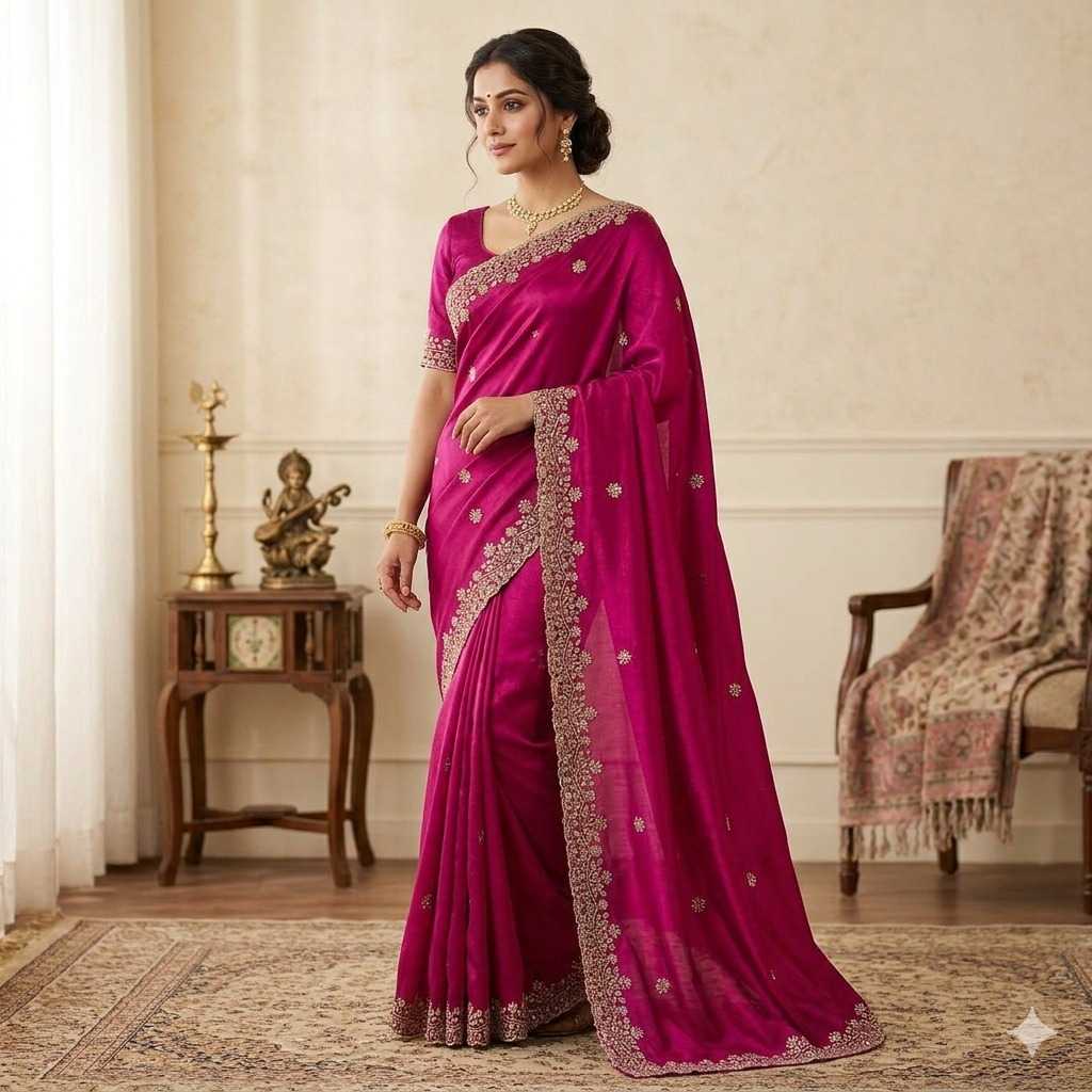 Space Silk Traditional Saree