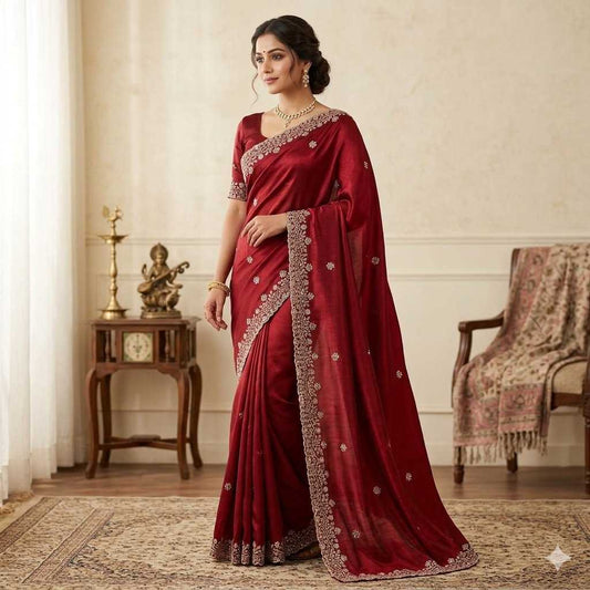 Space Silk Traditional Saree