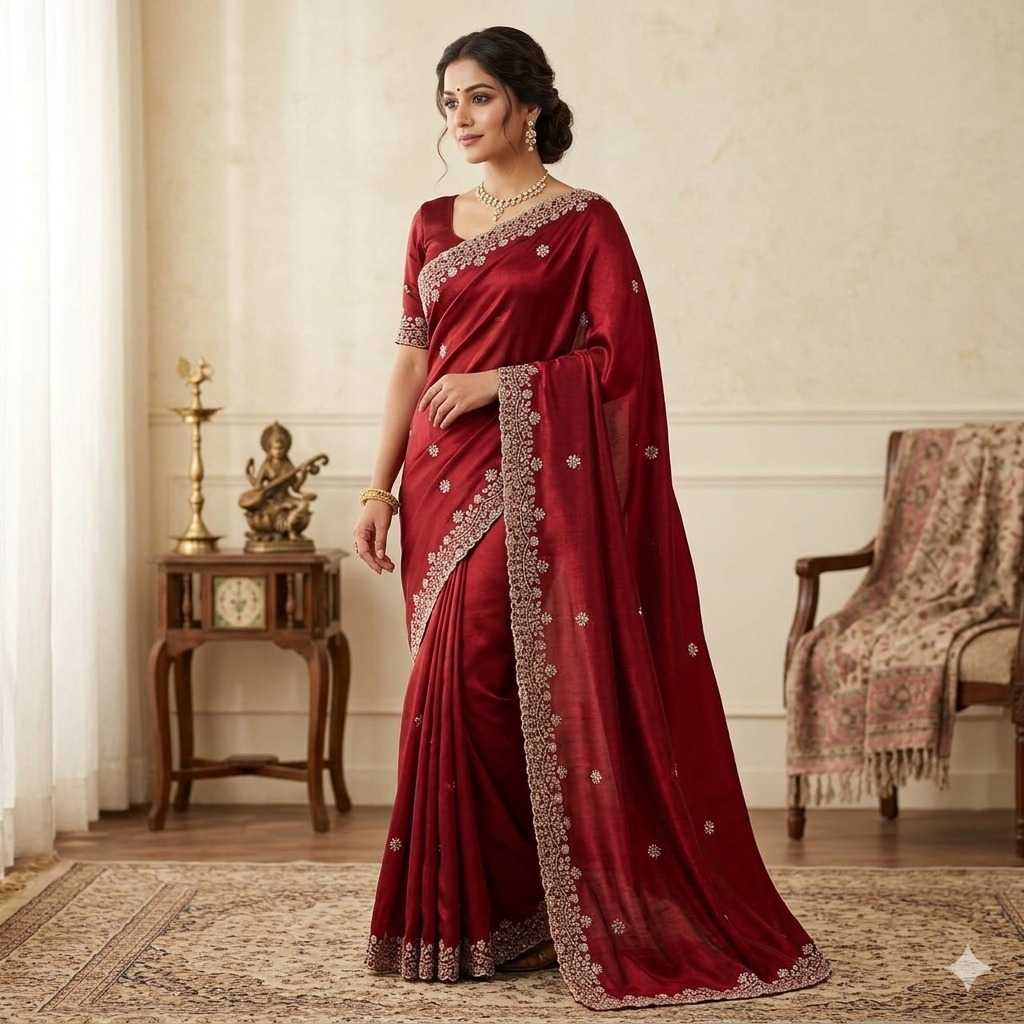 Space Silk Traditional Saree