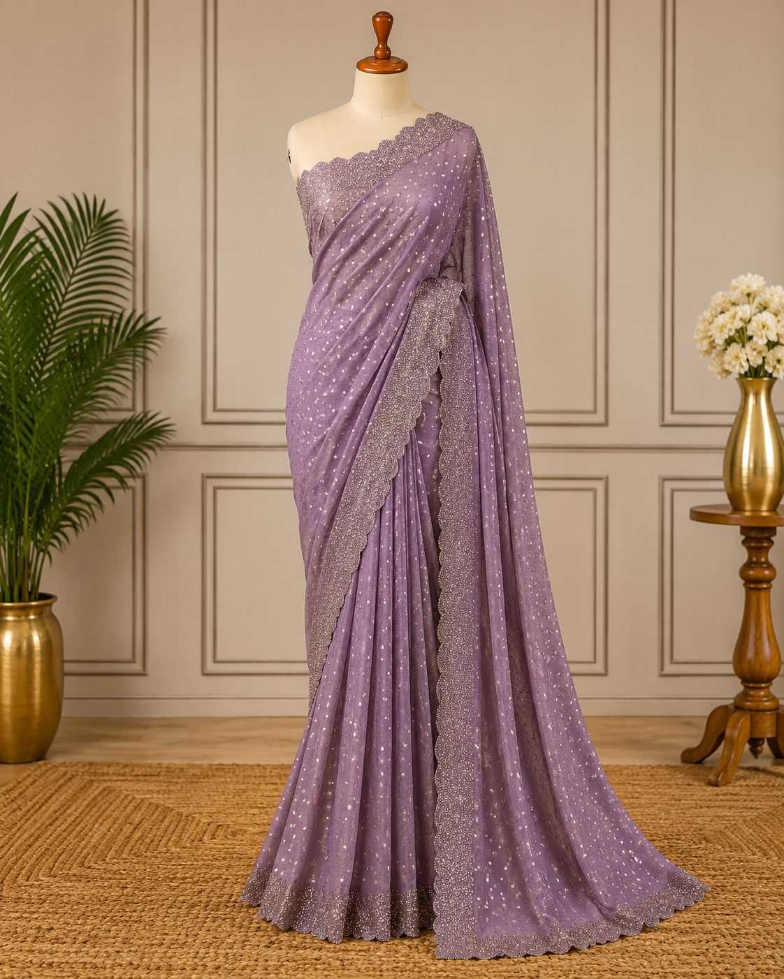 Space Silk Traditional Saree