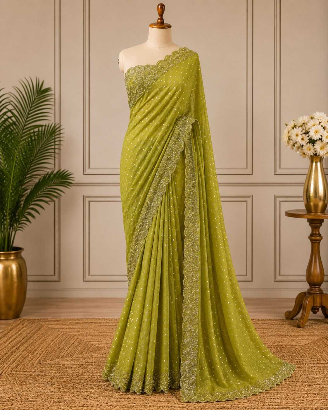 Space Silk Traditional Saree