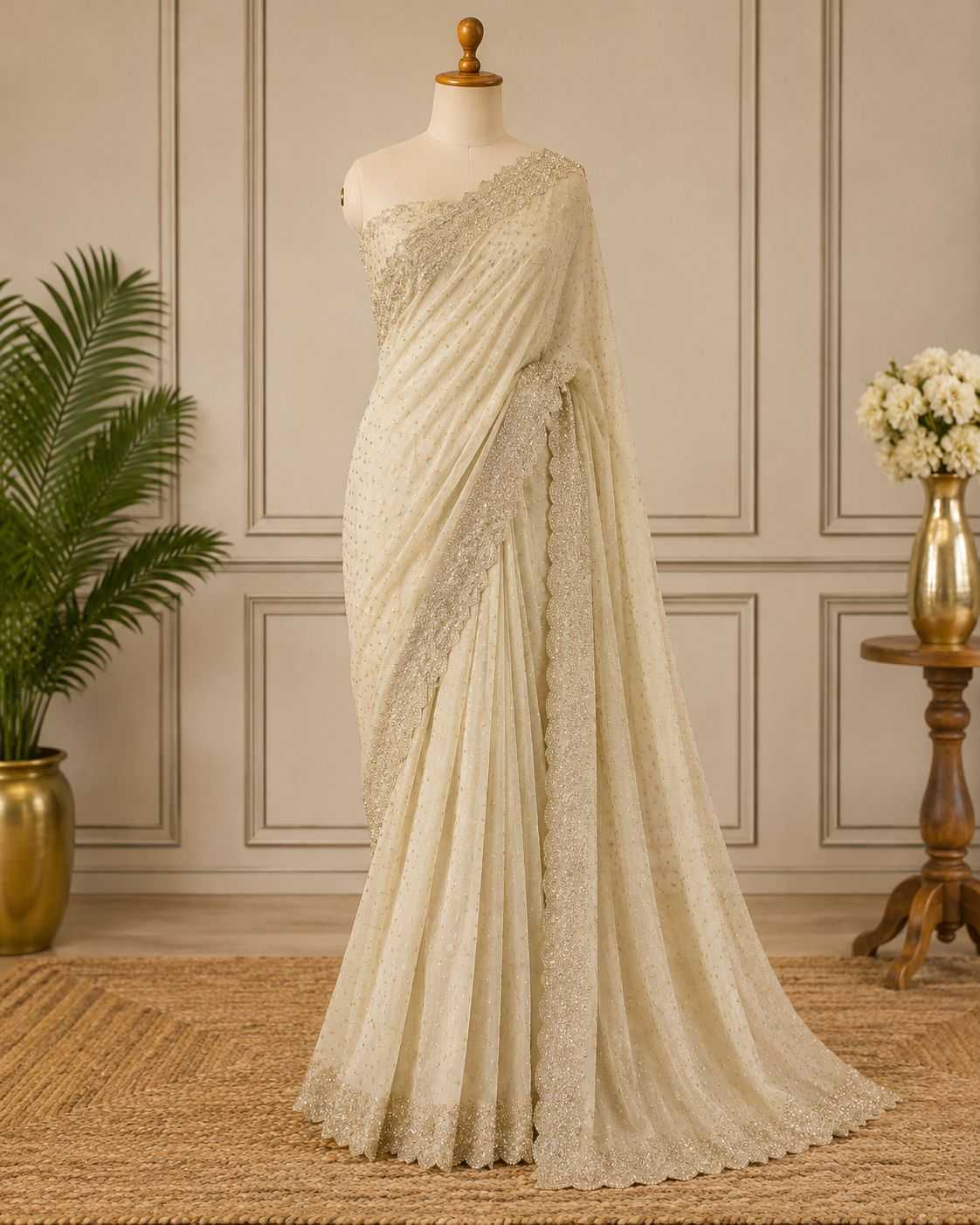 Space Silk Traditional Saree