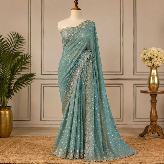 Space Silk Traditional Saree