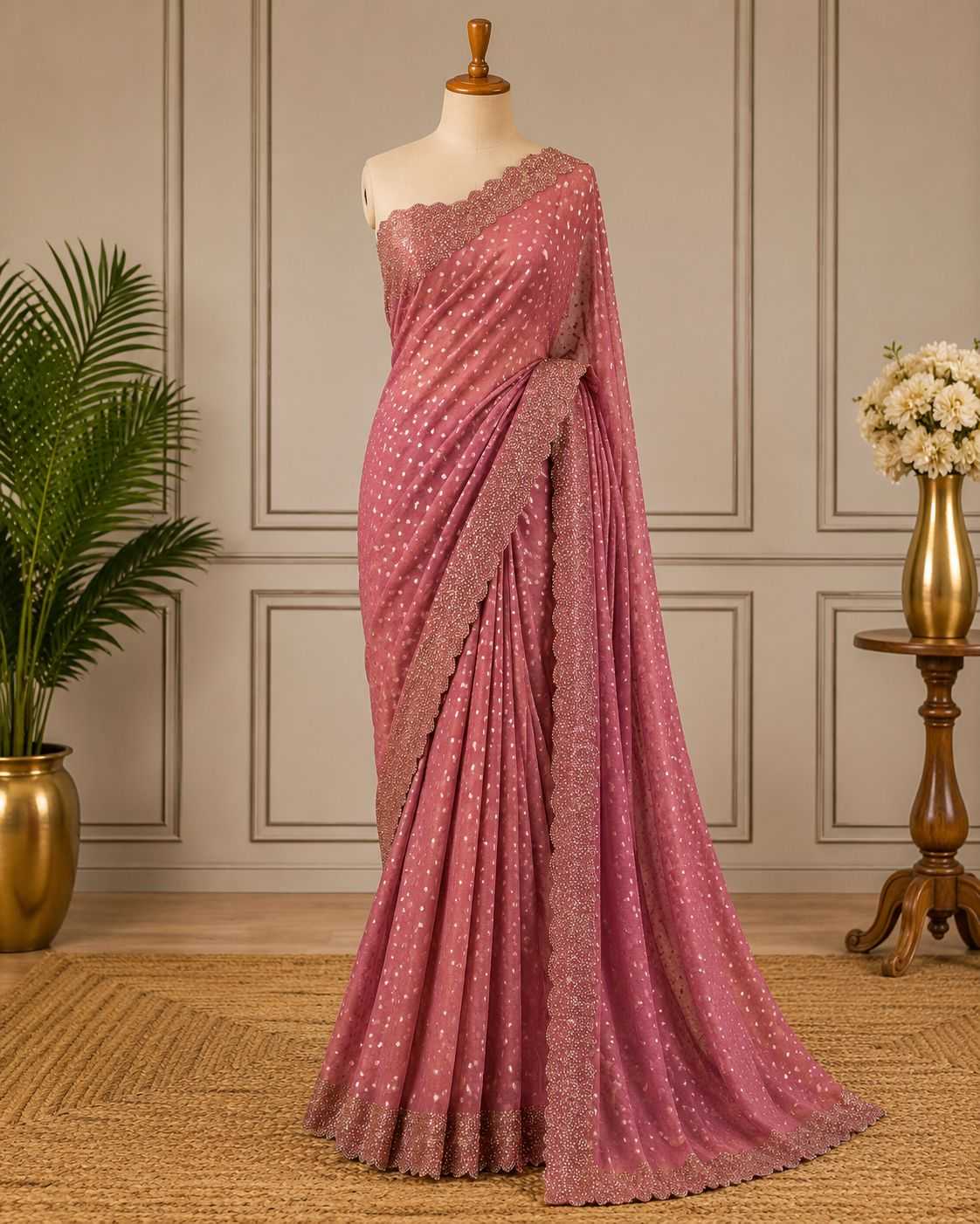 Space Silk Traditional Saree