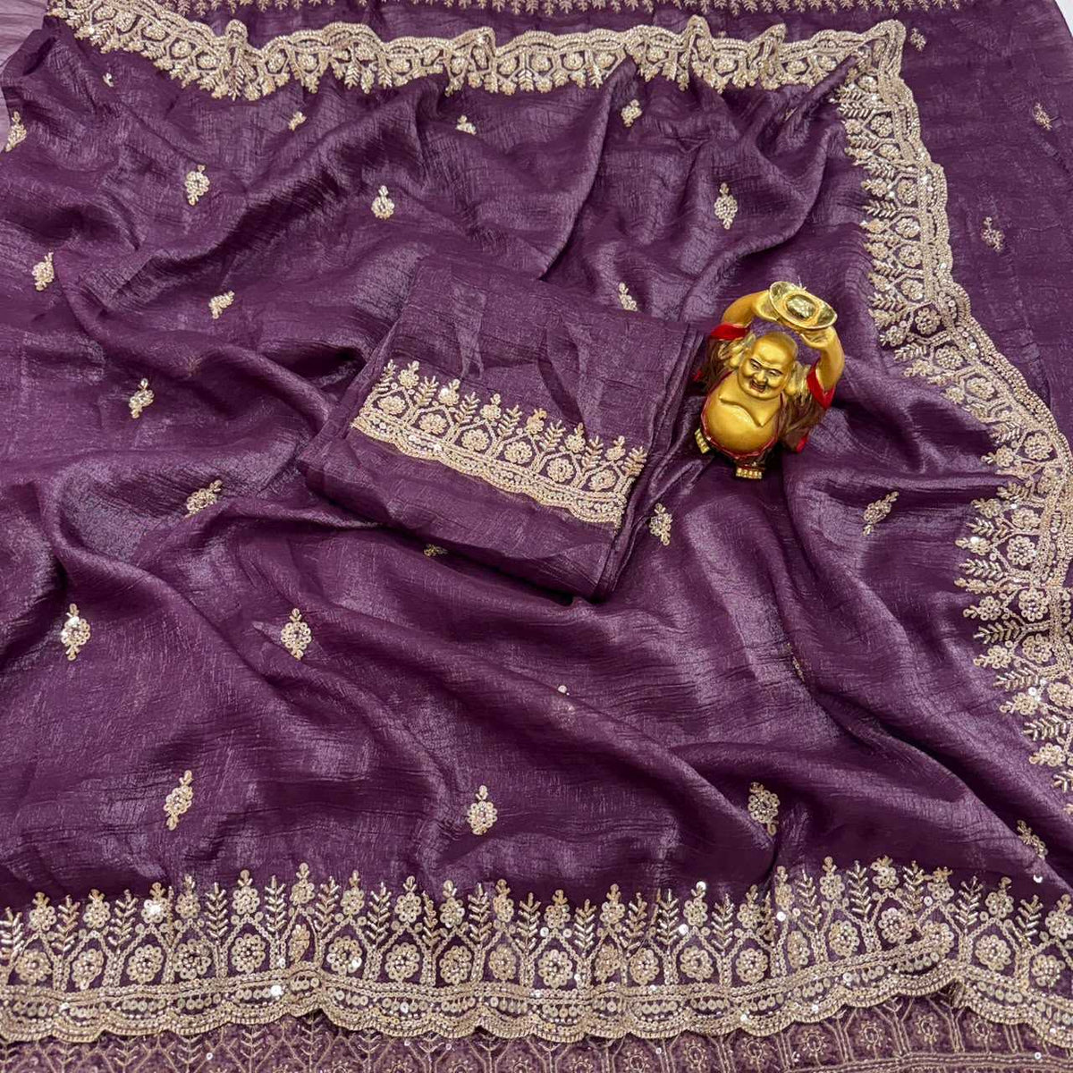 Grand Crunchi Party Wear Saree