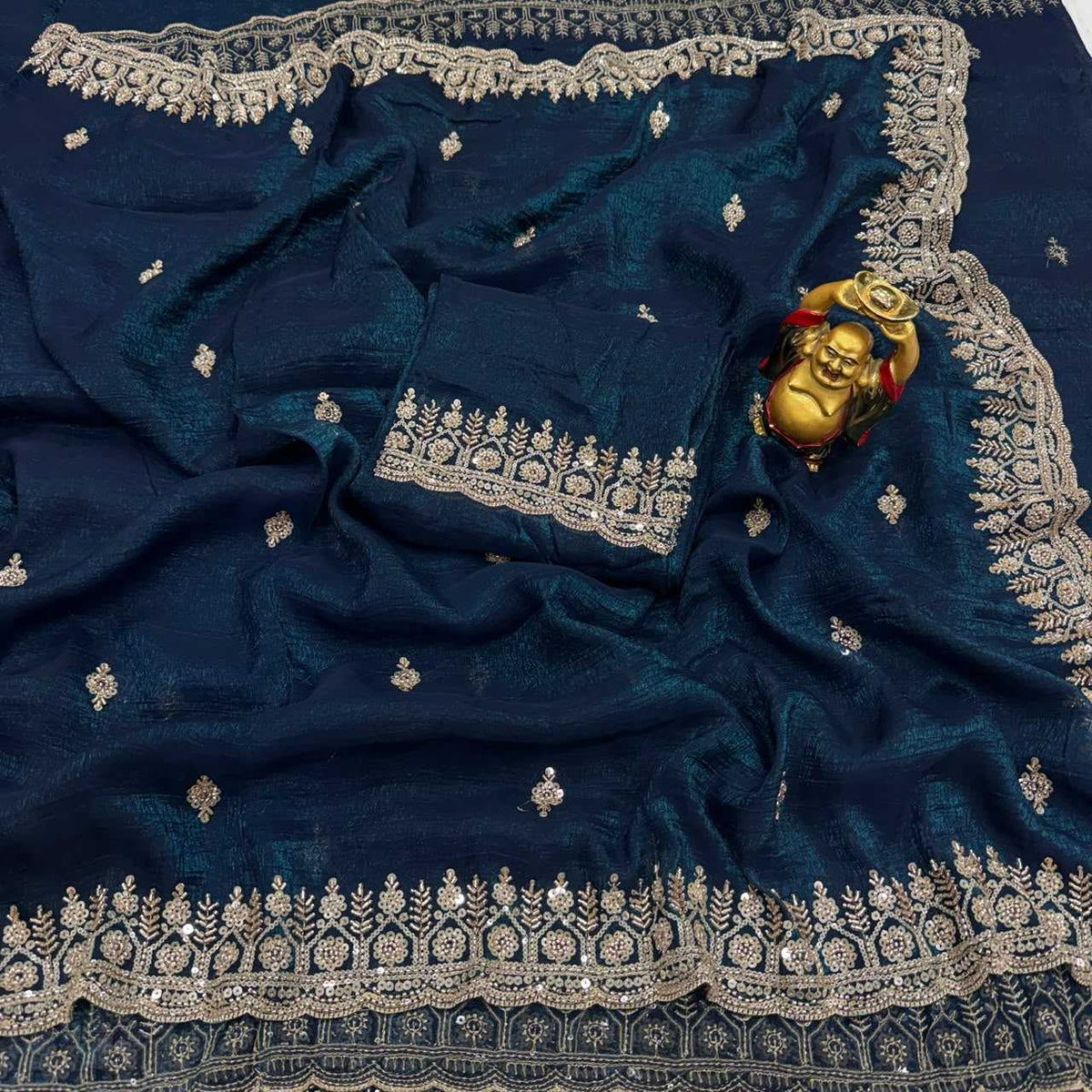 Grand Crunchi Party Wear Saree