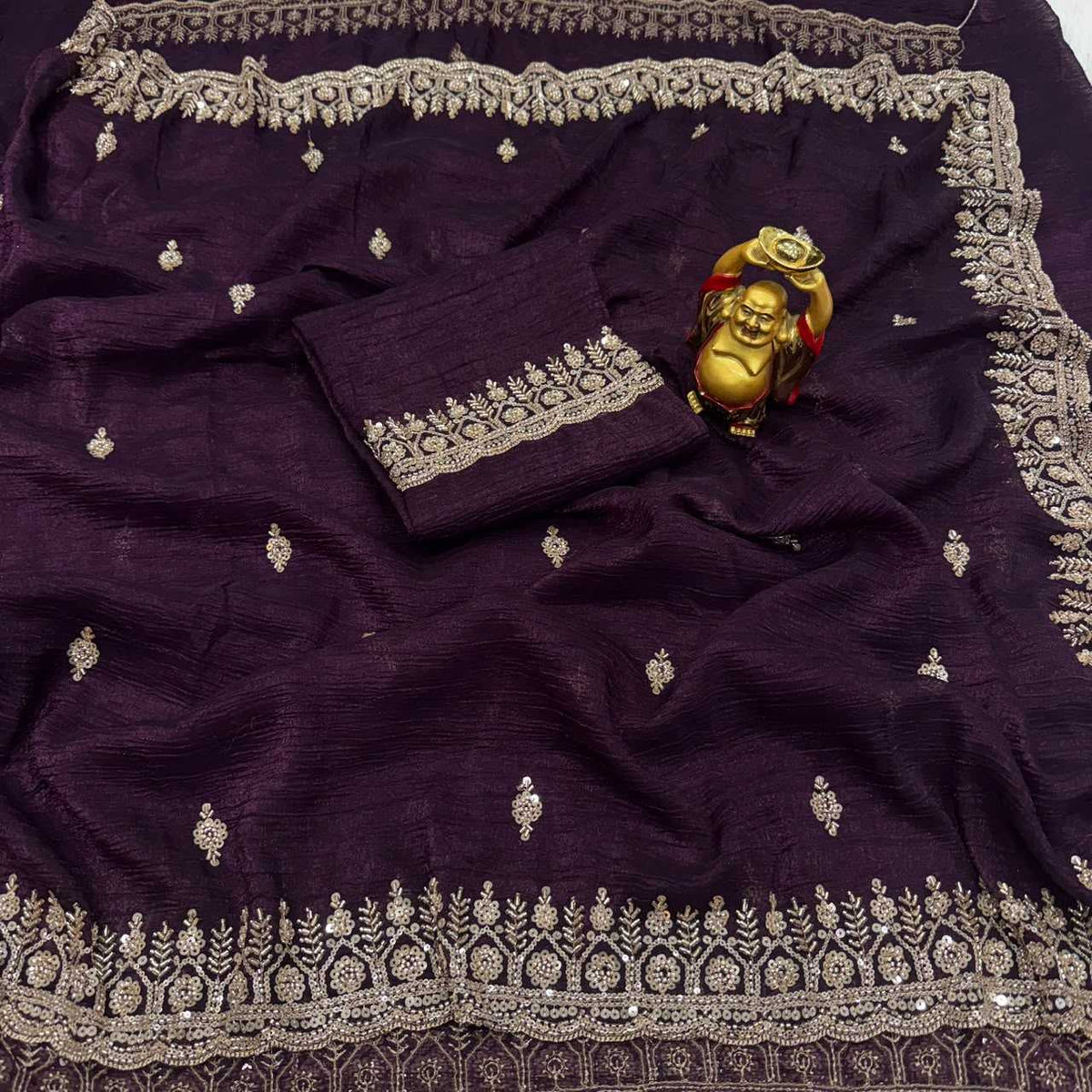 Grand Crunchi Party Wear Saree