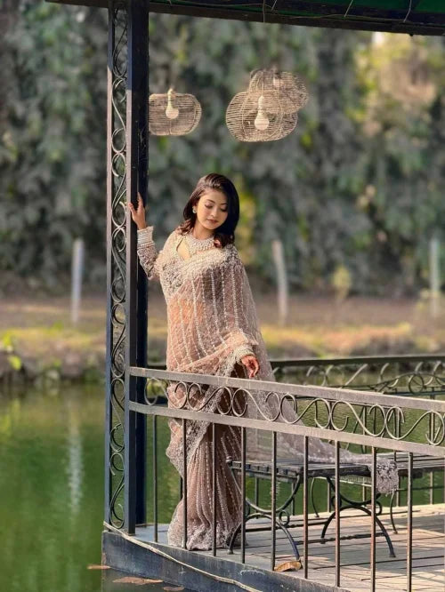 Iece Soft Net Saree