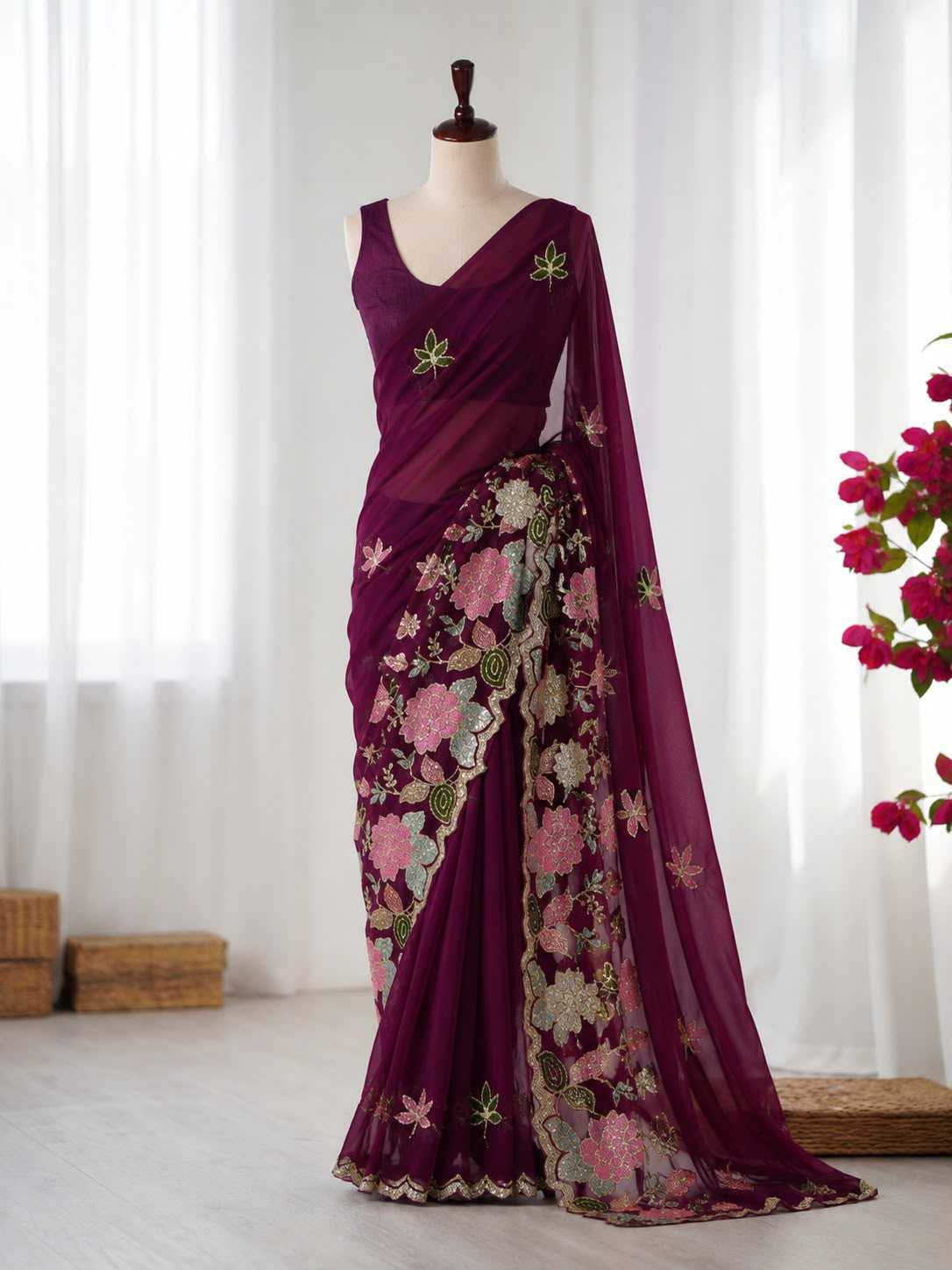 Georgette Saree