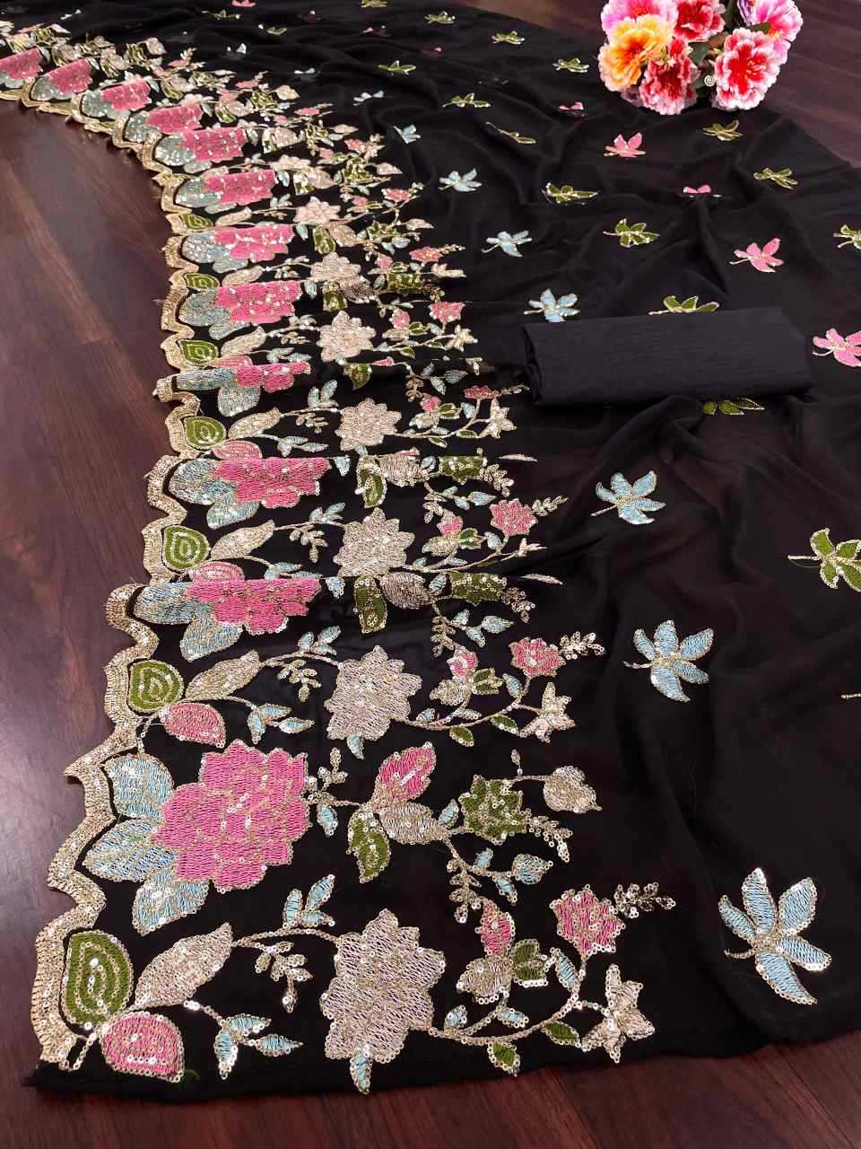 Georgette Saree