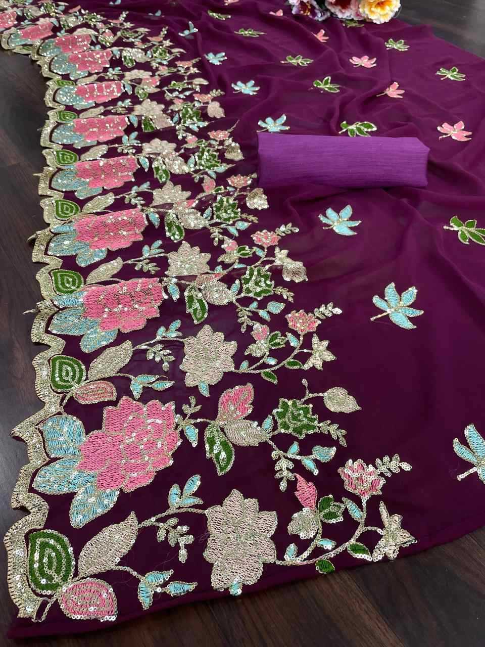 Georgette Saree