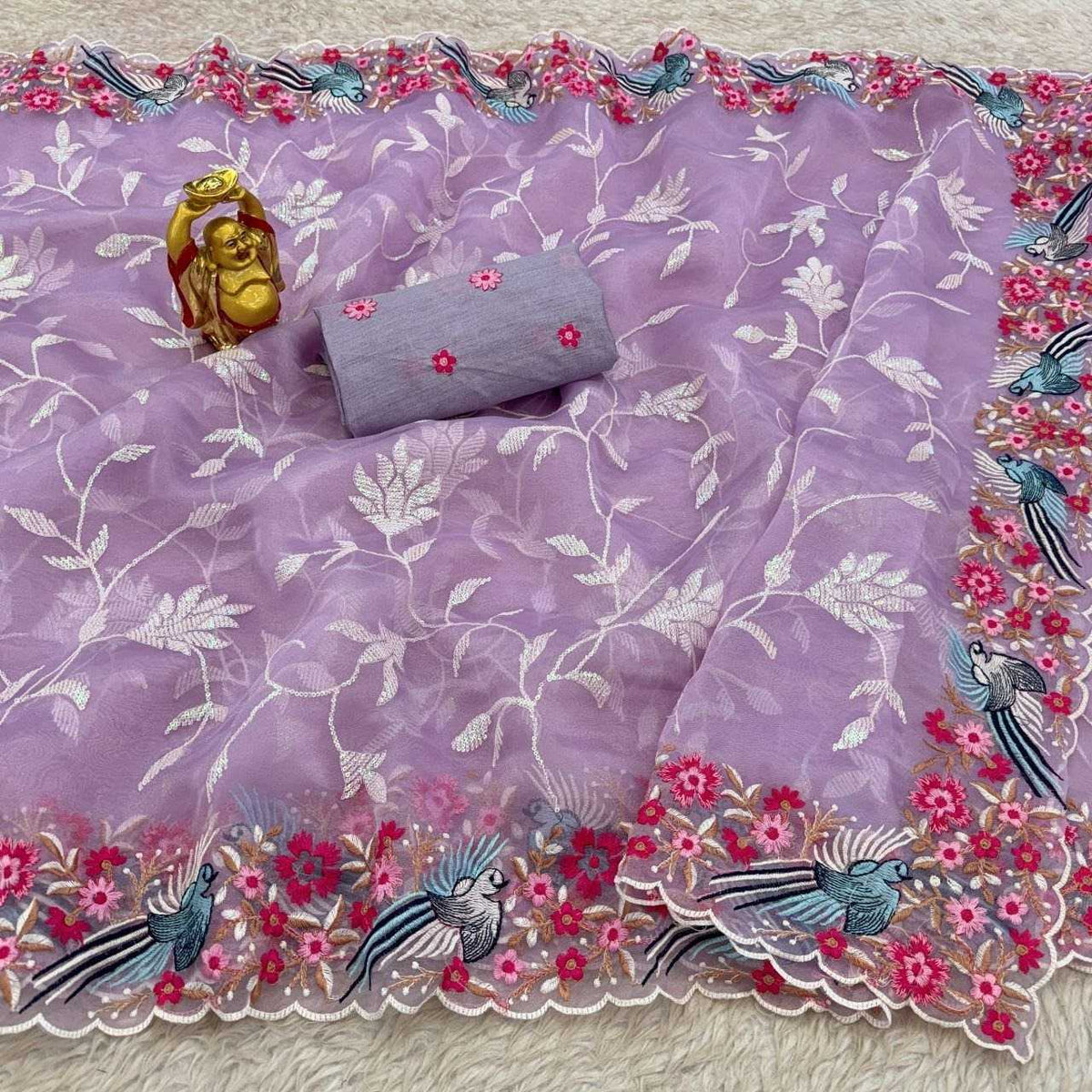 Organza Silk Traditional Saree
