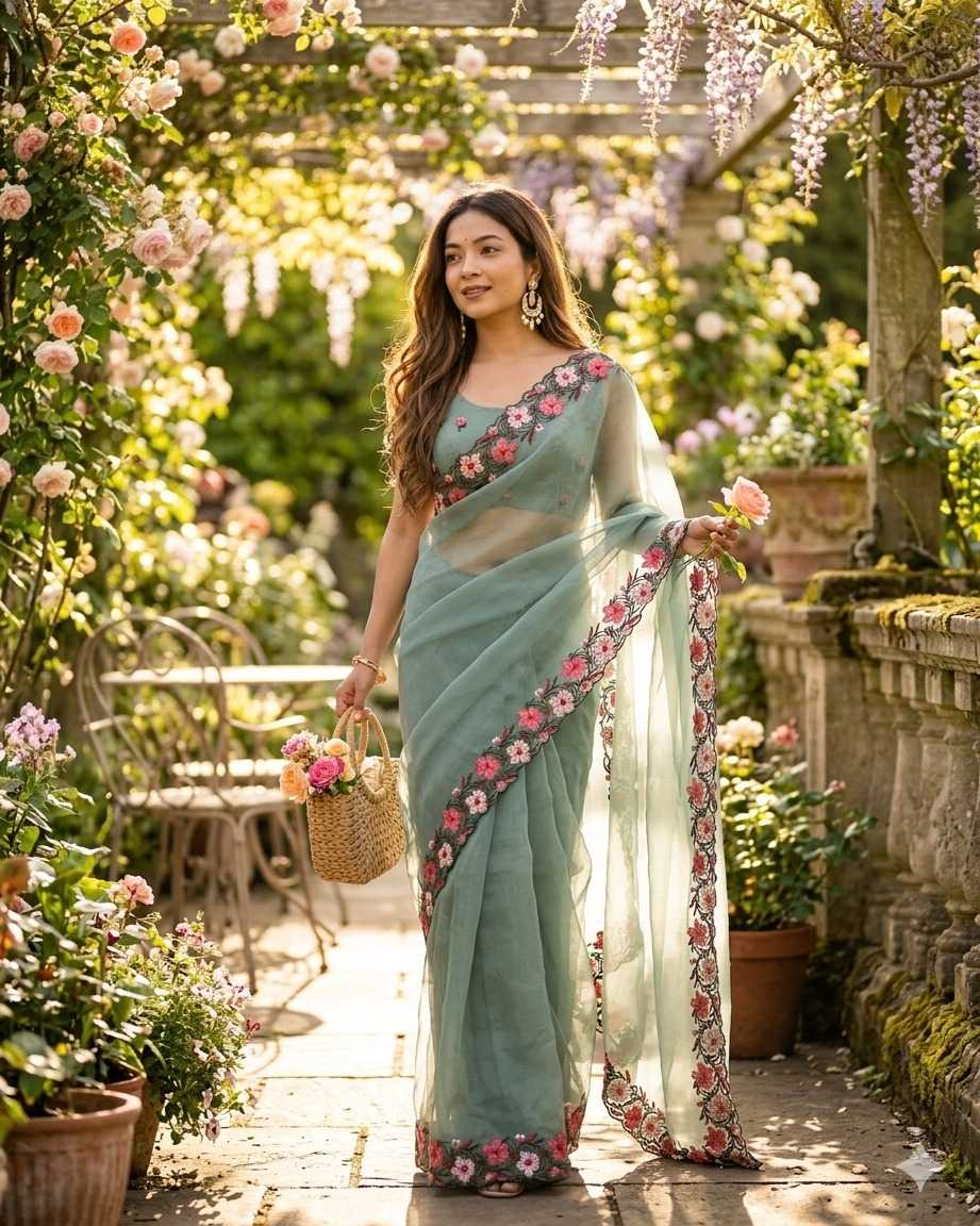 Crunchi Designer Saree