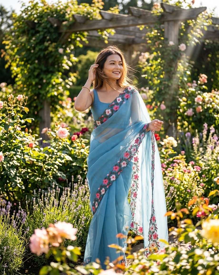 Crunchi Designer Saree