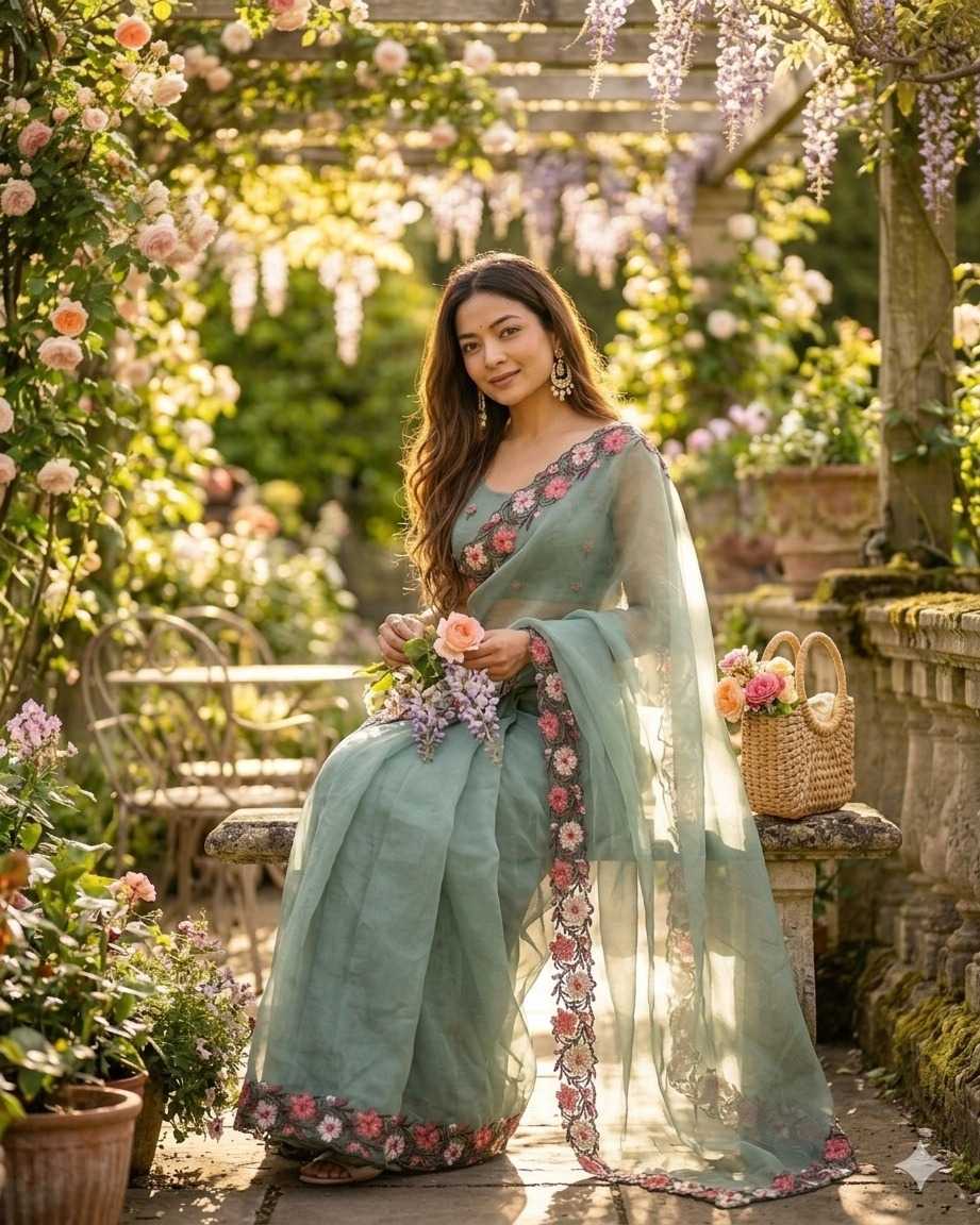 Crunchi Designer Saree