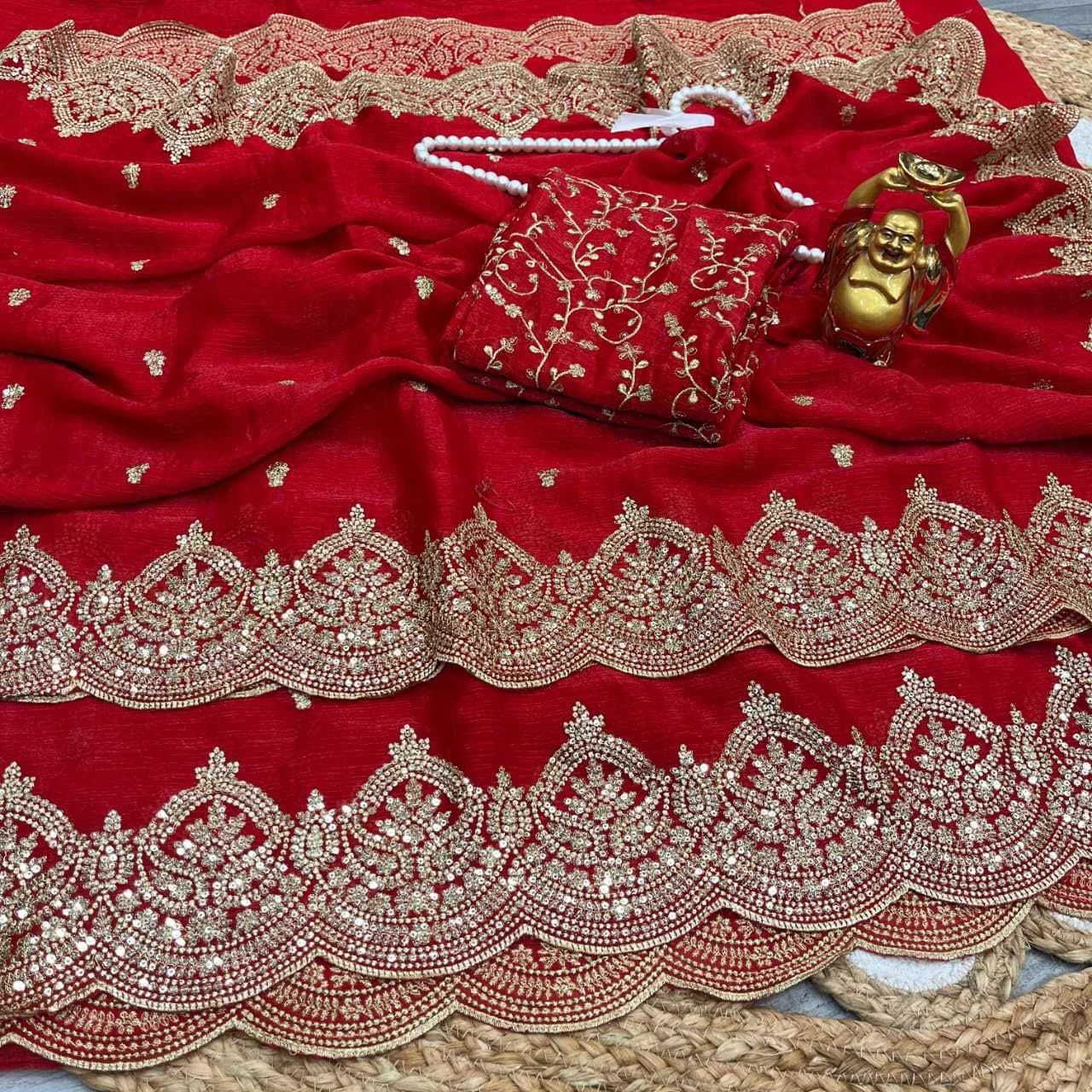 Chiffon Designer Saree