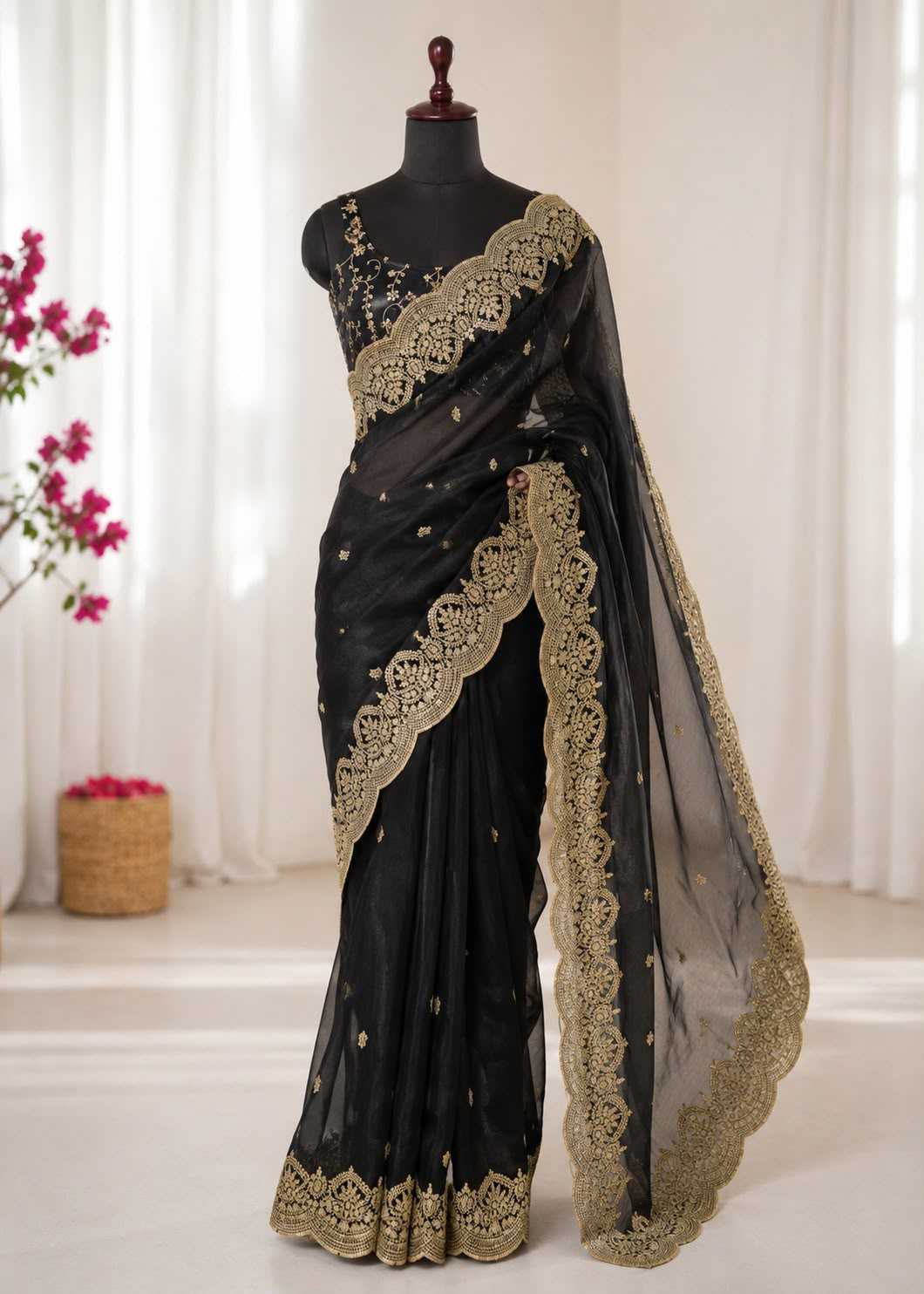 Chiffon Designer Saree