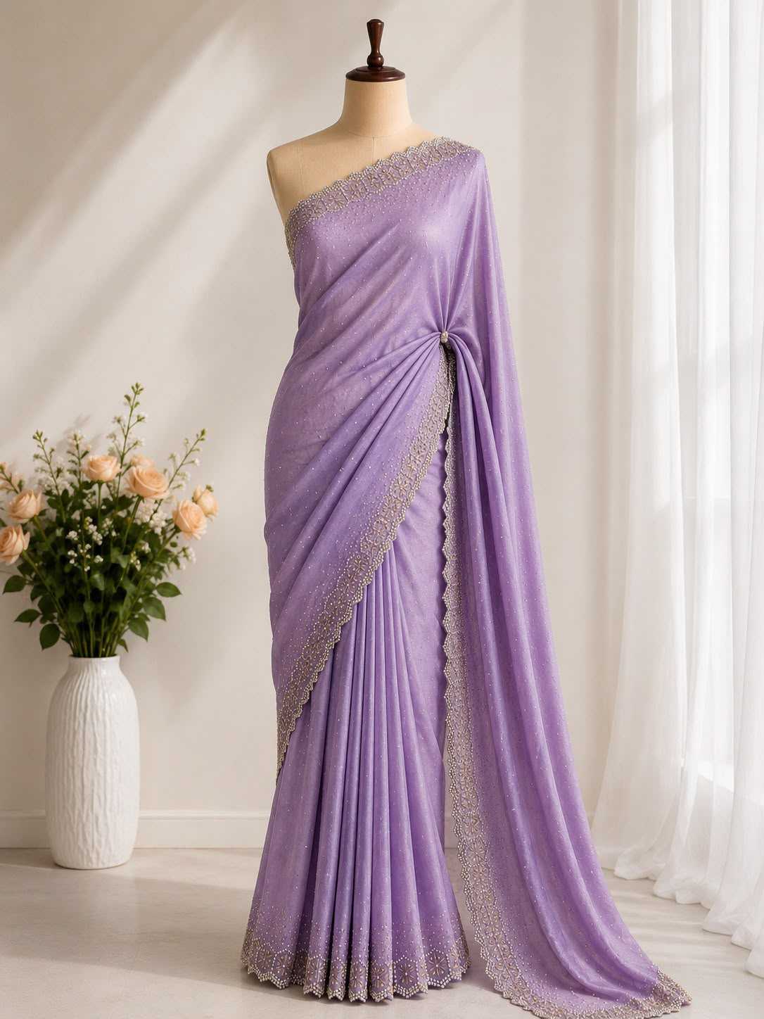 Space Silk Traditional Saree