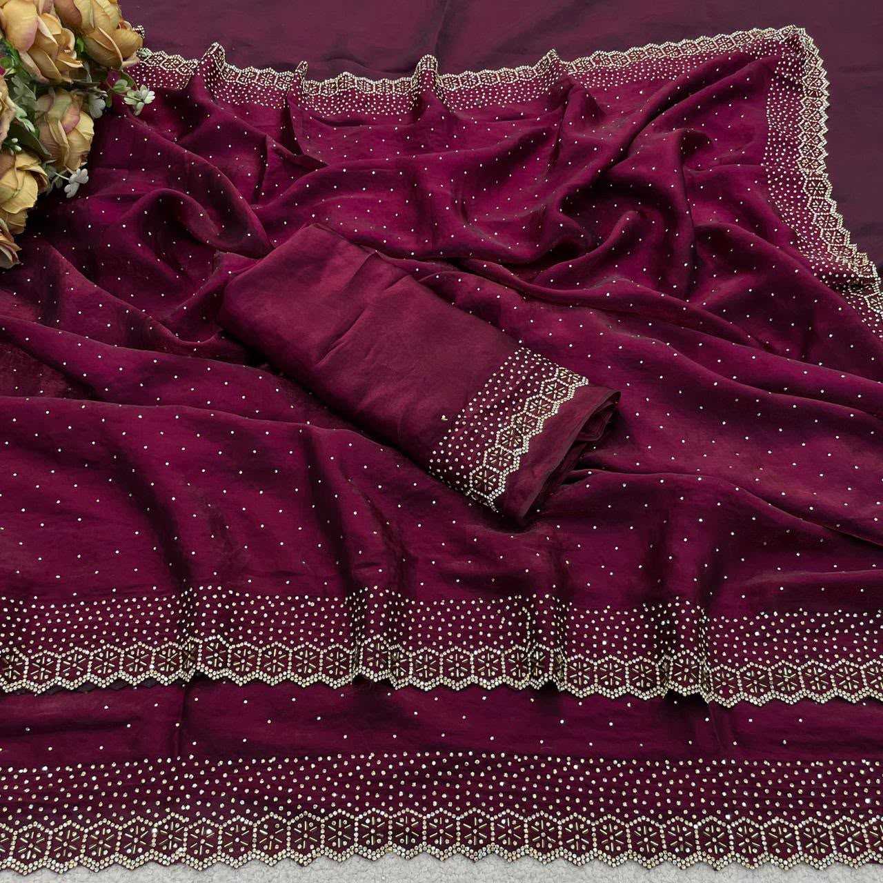 Space Silk Traditional Saree