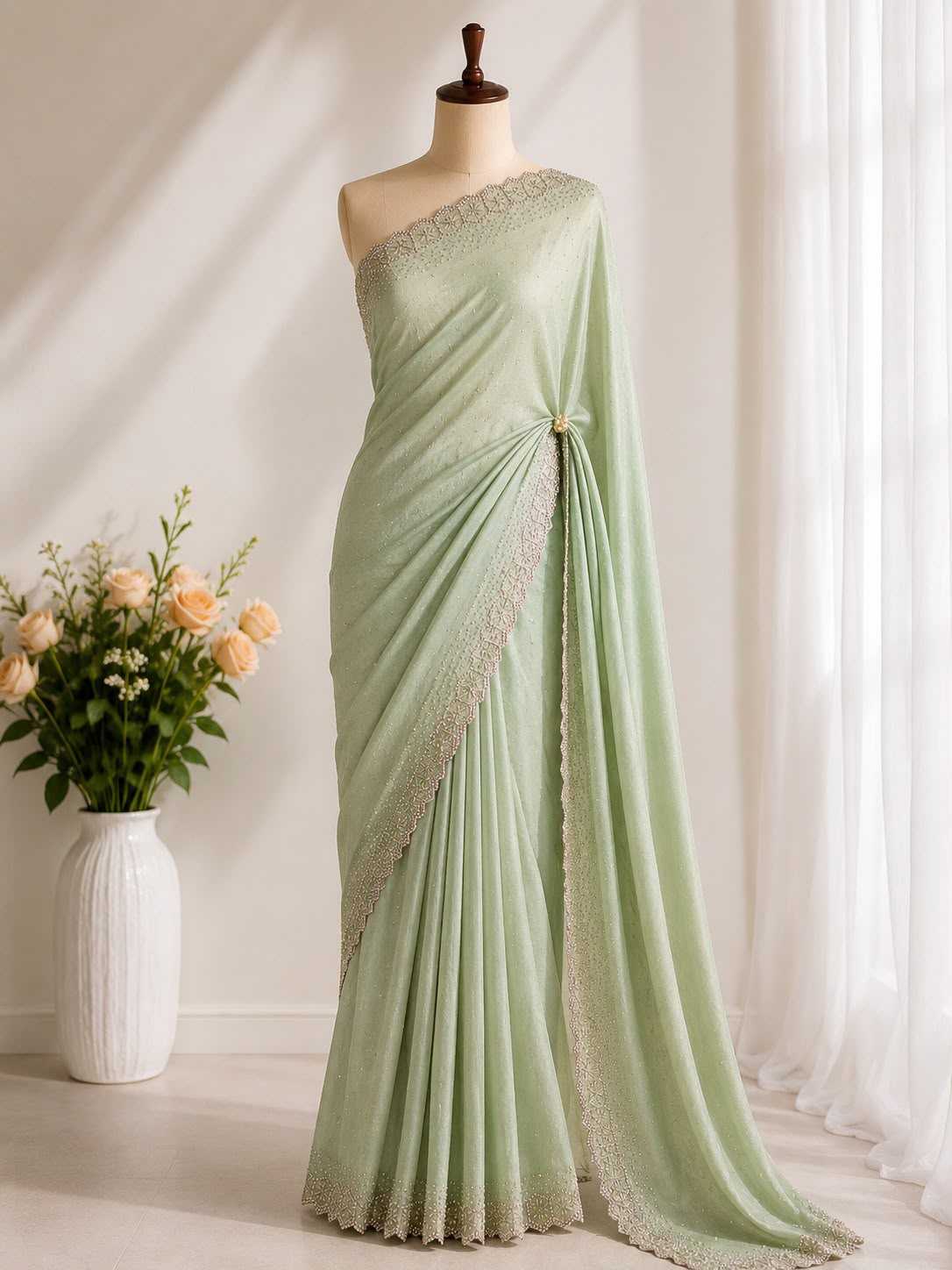 Space Silk Traditional Saree