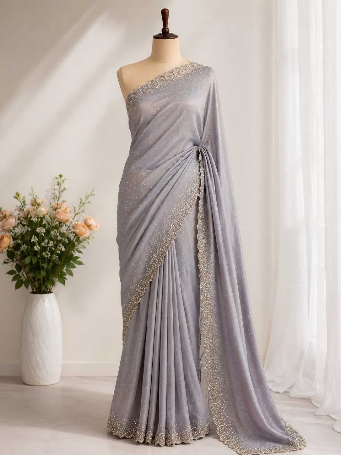 Space Silk Traditional Saree