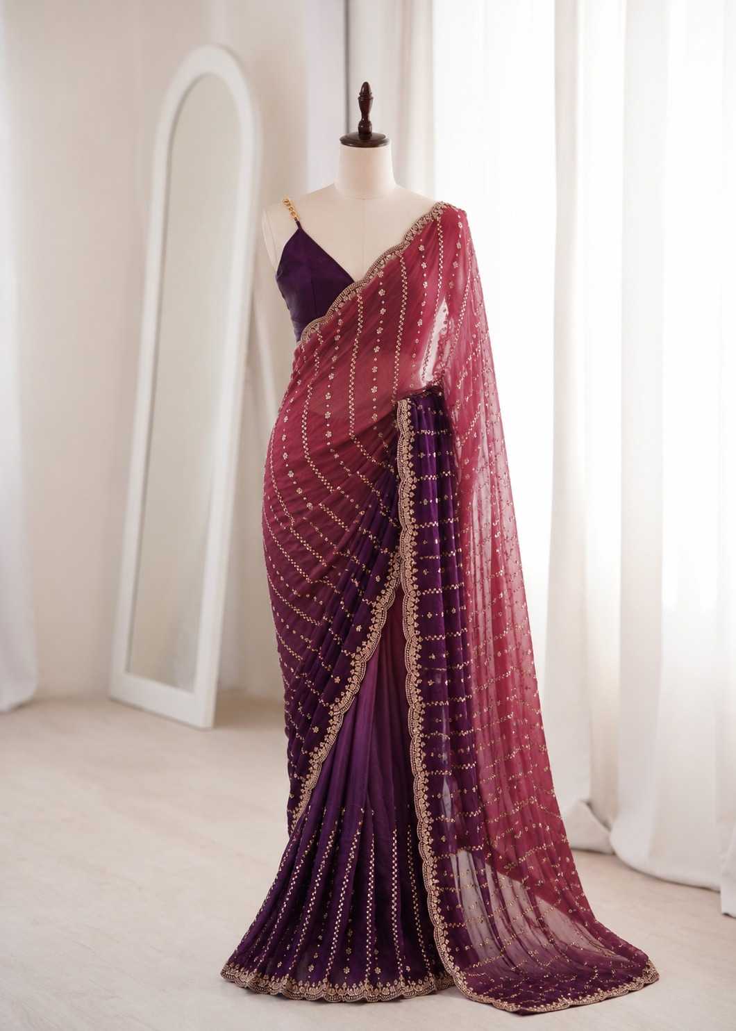 Party Wear Silk Saree