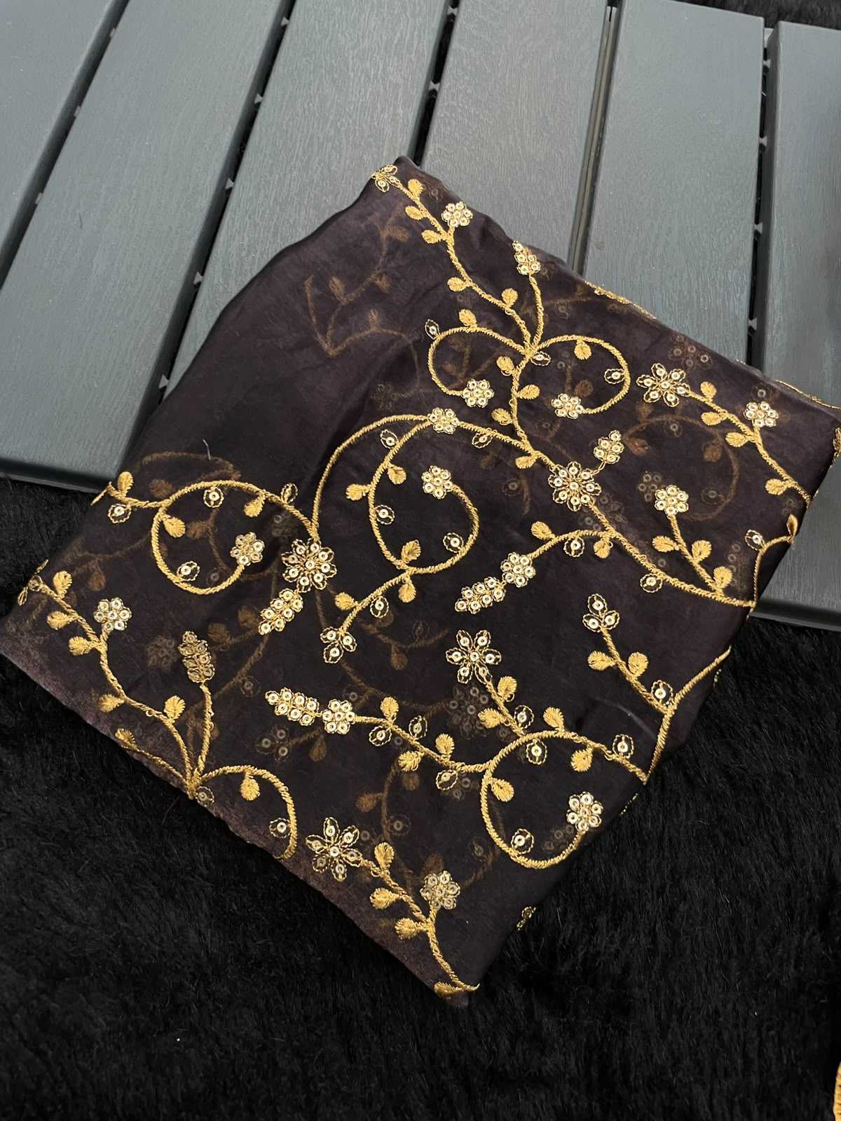 Satin Sequence Saree
