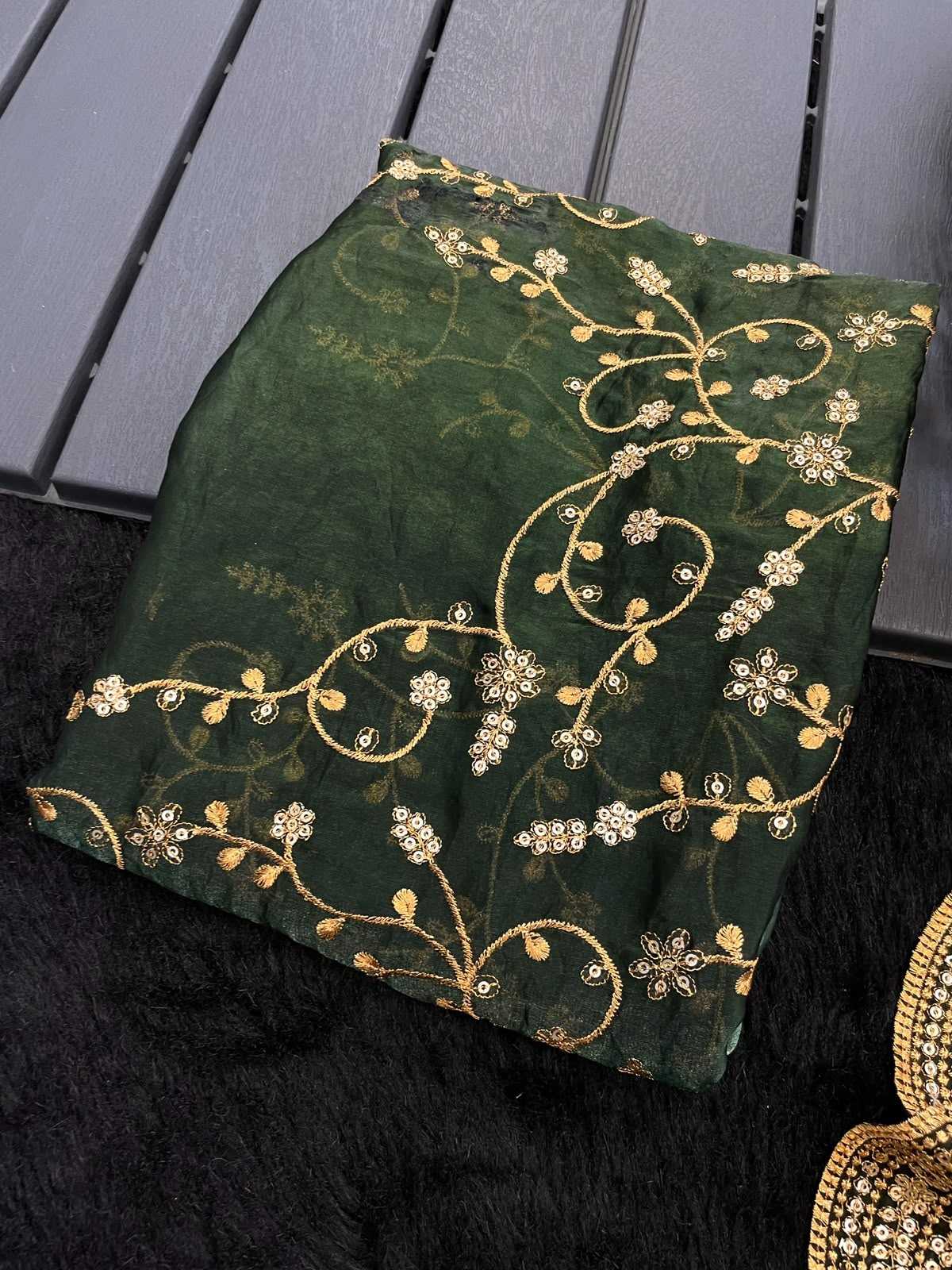 Satin Sequence Saree