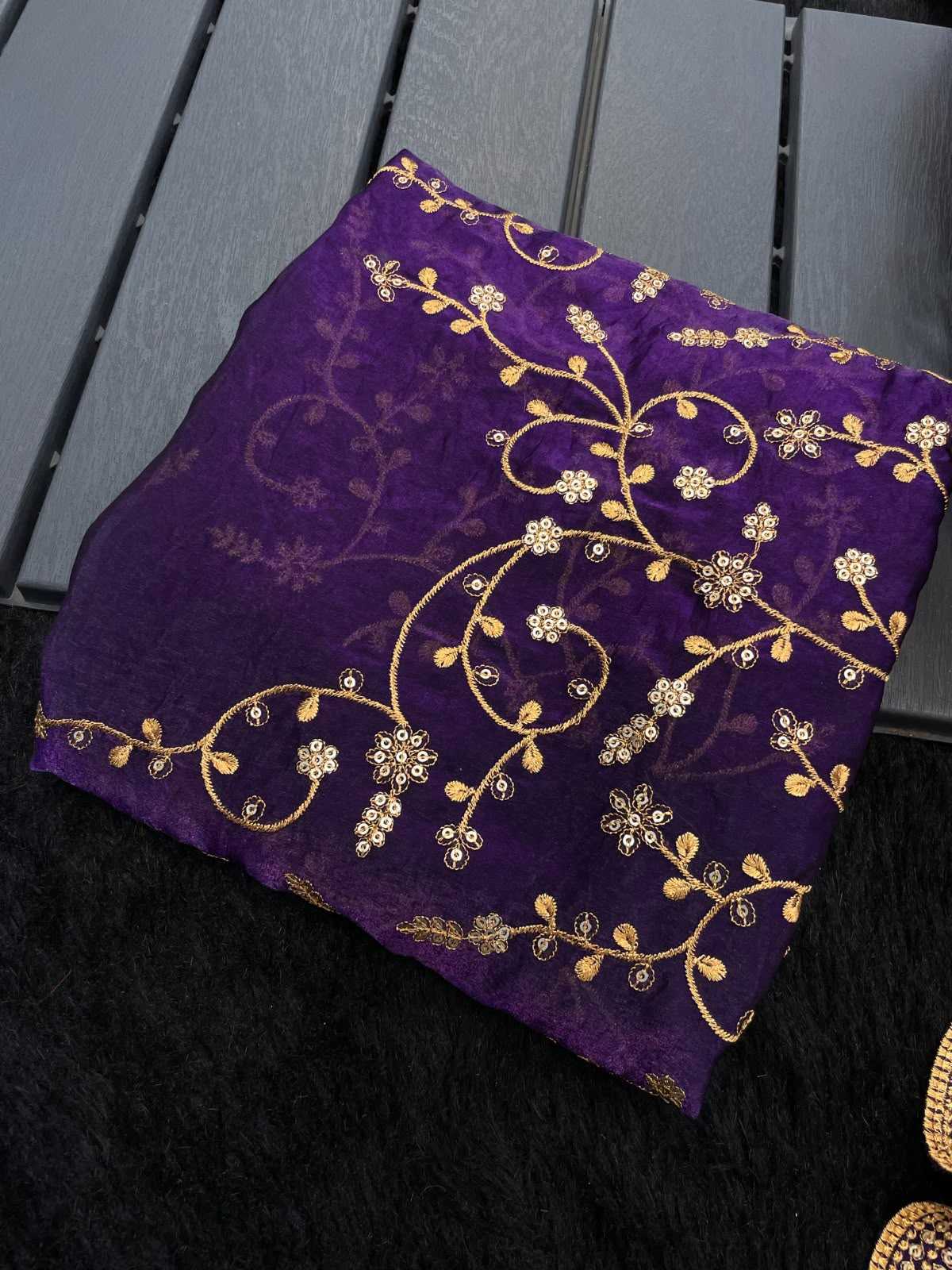 Satin Sequence Saree