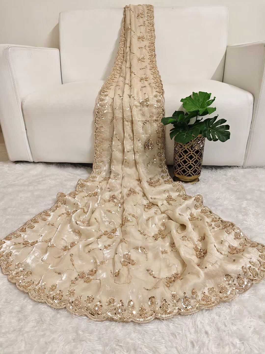 Space Silk Party Wear Saree
