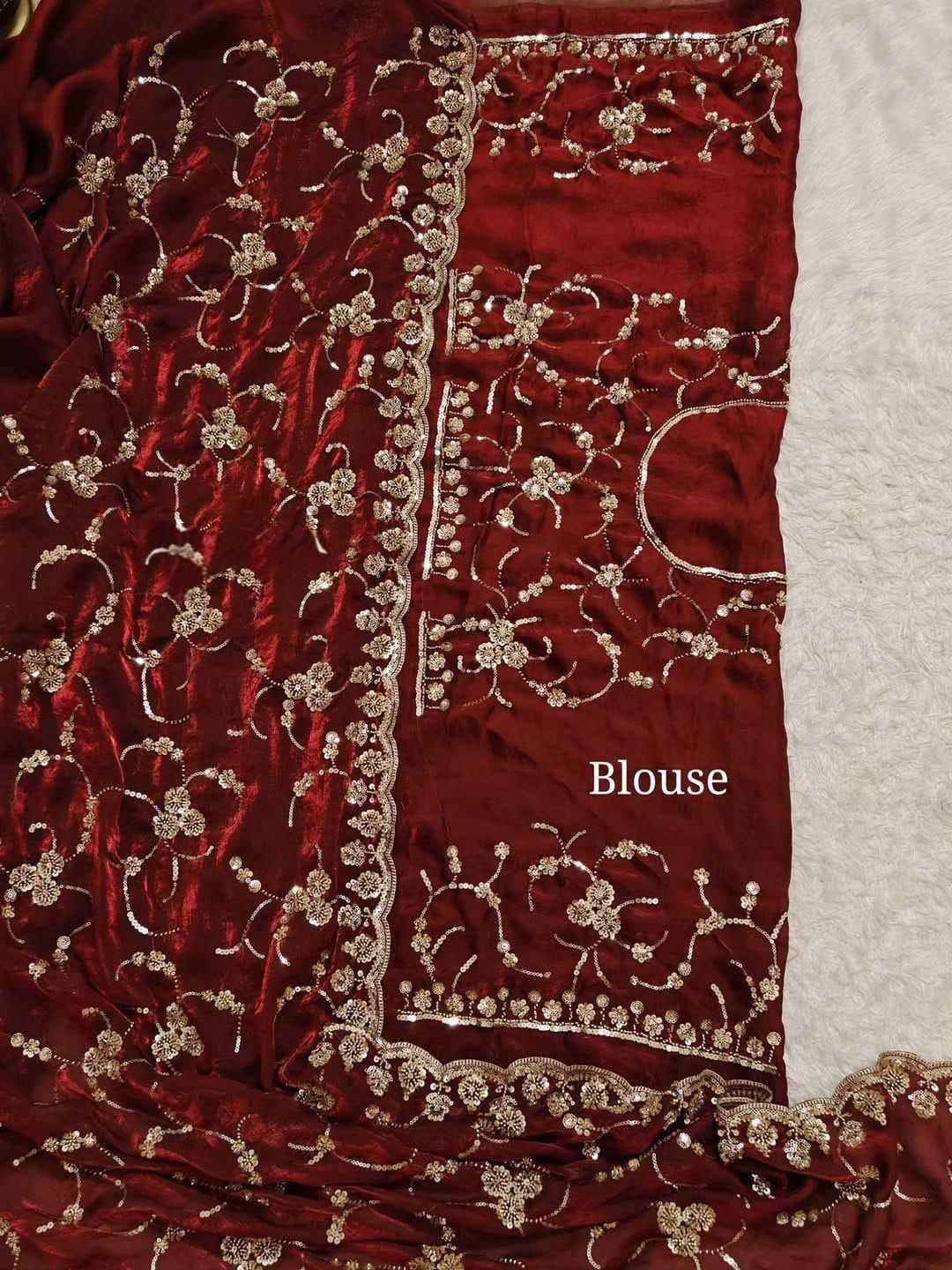 Space Silk Party Wear Saree
