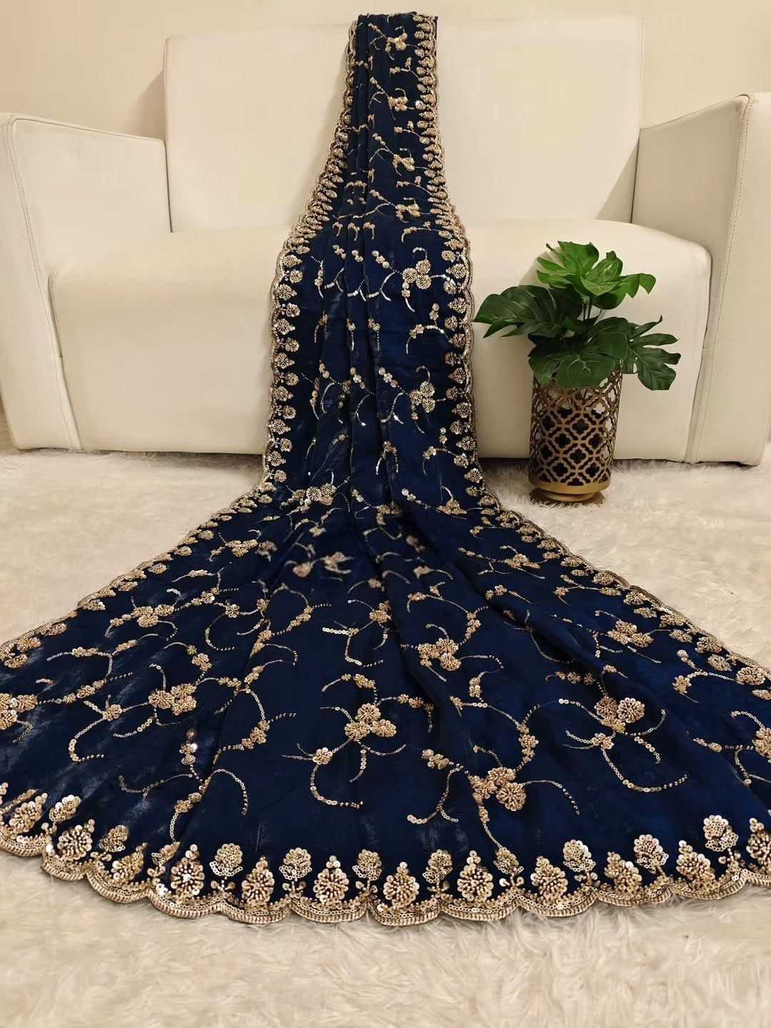 Space Silk Party Wear Saree