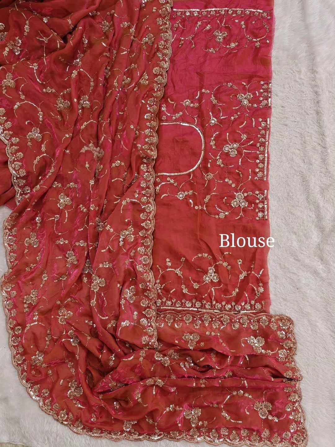 Space Silk Party Wear Saree