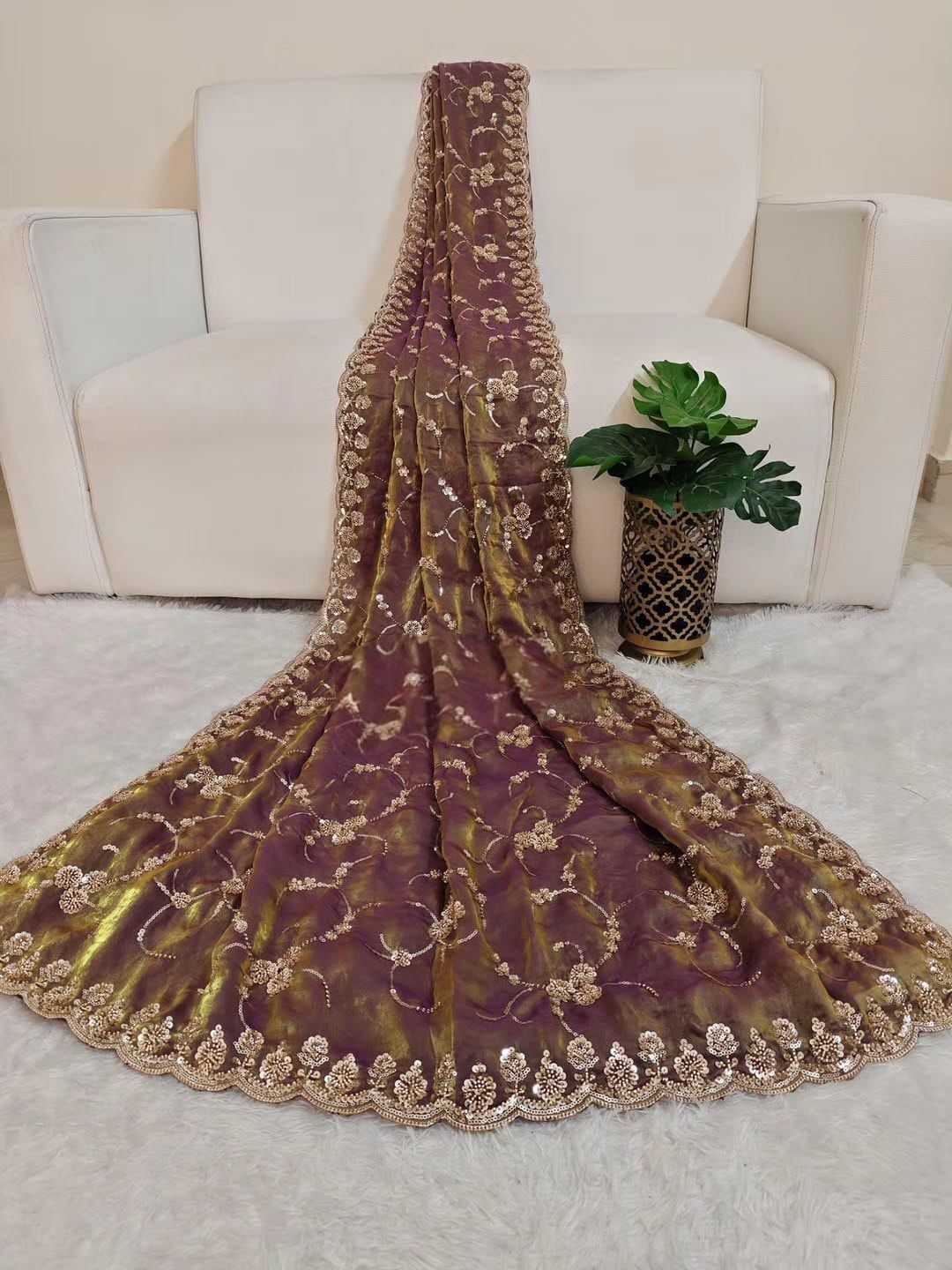 Space Silk Party Wear Saree